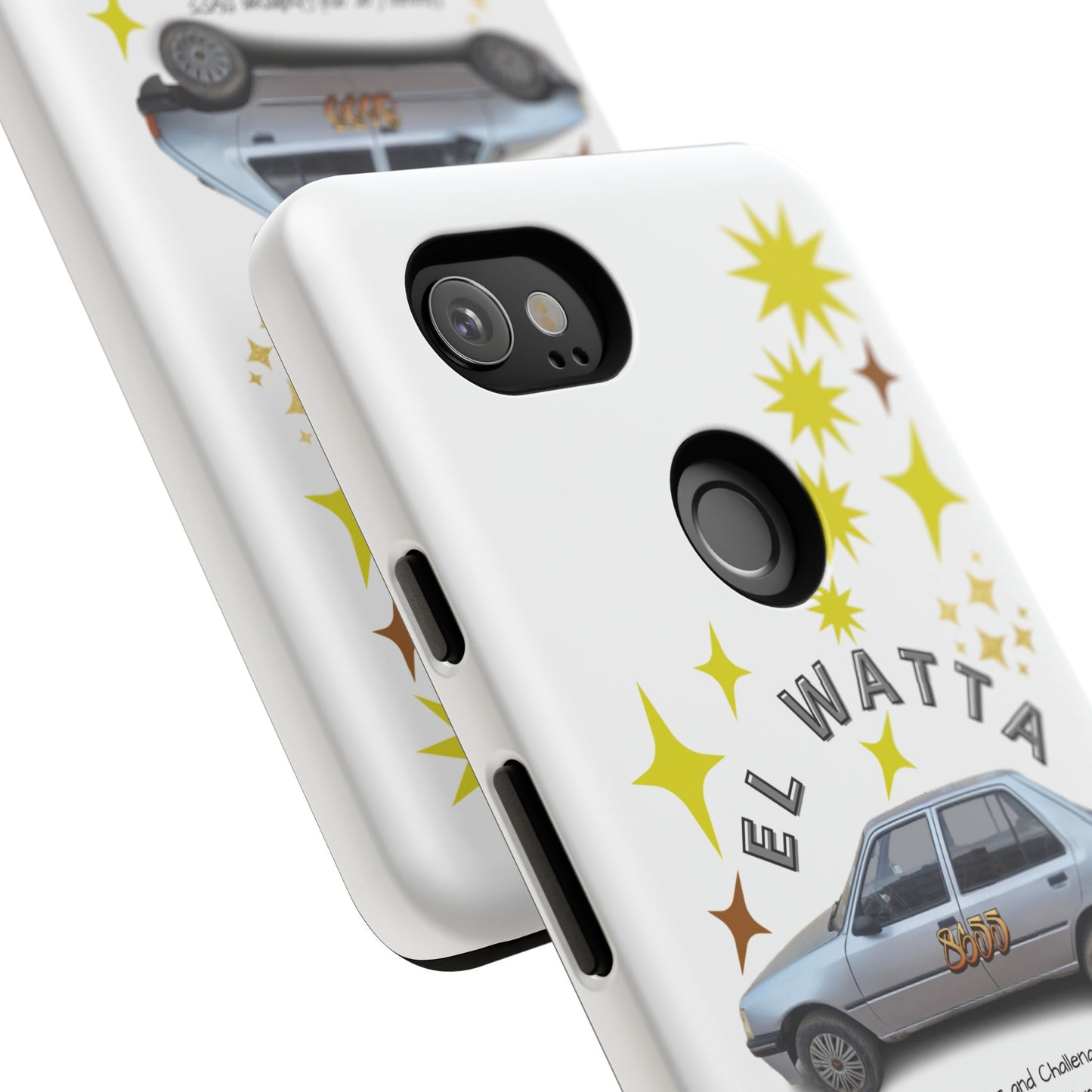 El Watta Phone Case - Retro Car Design, Tough Case, Unique Gift for Car Lovers, Funny Phone Accessory, Fun Birthday Present