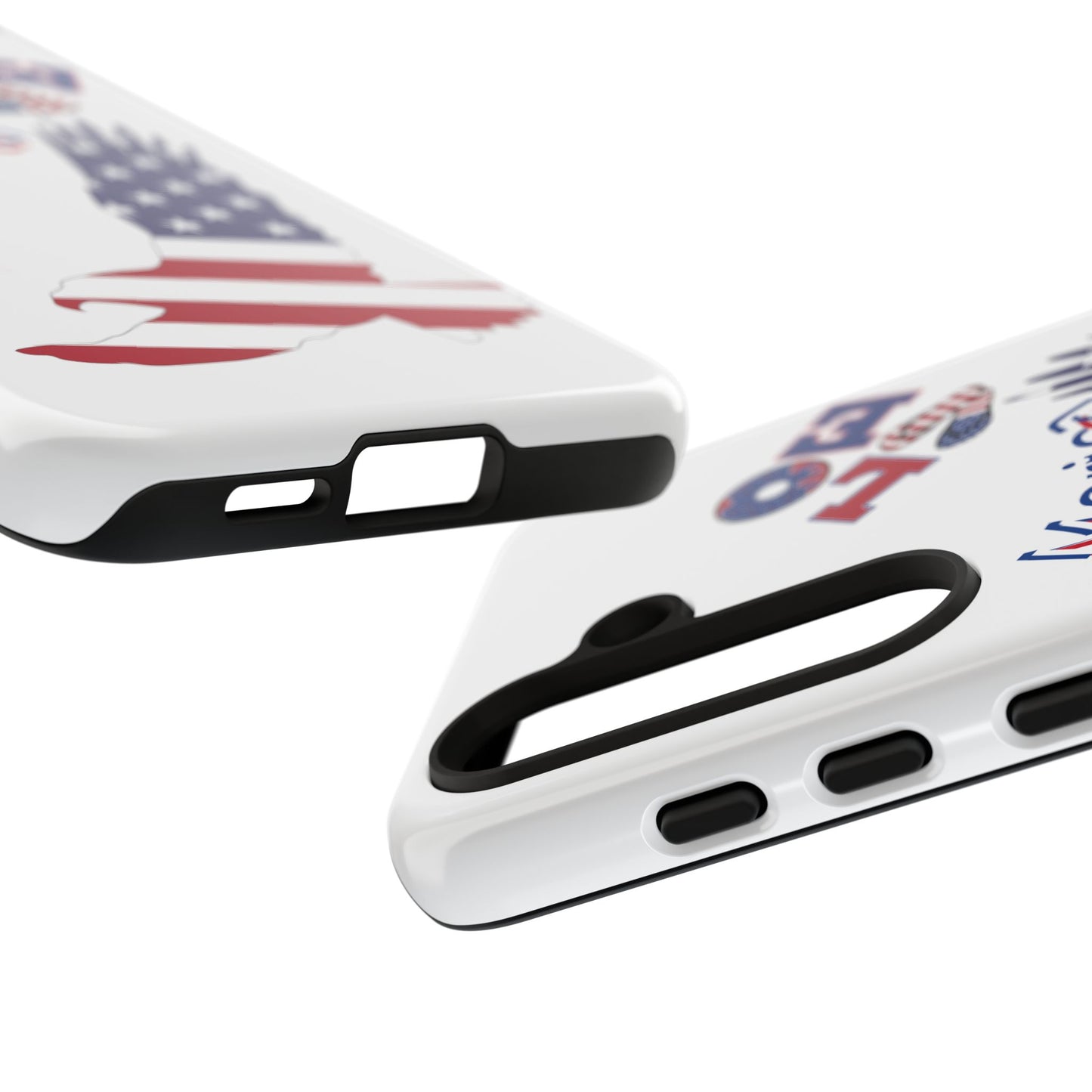 Patriotic Phone Case, Love America Design, American Flag Accessory, Perfect Gift for Veterans, Independence Day, Memorial Day