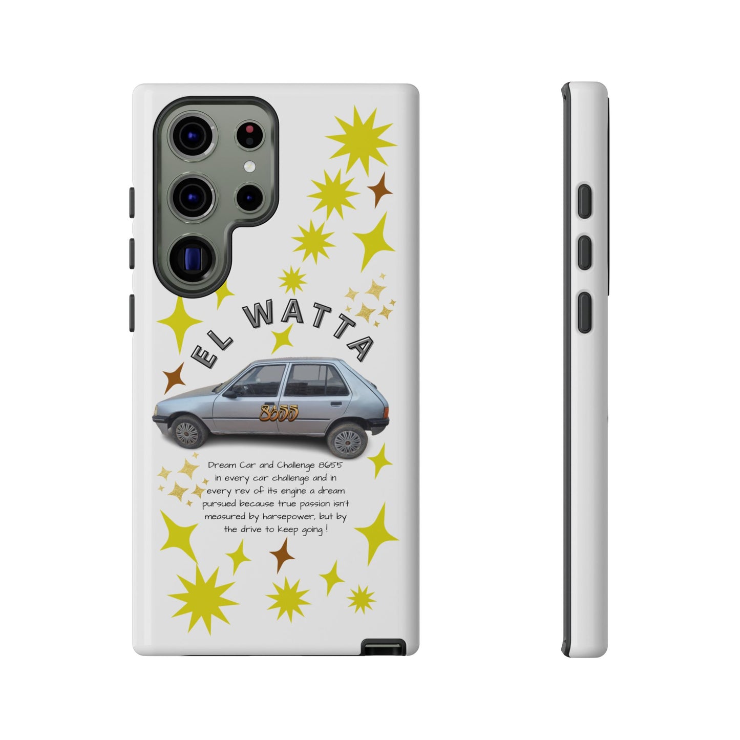 El Watta Phone Case - Retro Car Design, Tough Case, Unique Gift for Car Lovers, Funny Phone Accessory, Fun Birthday Present