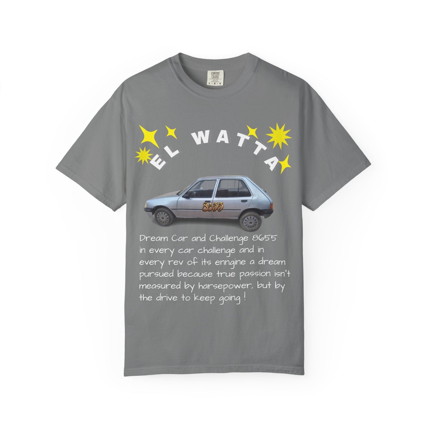Car Enthusiast T-Shirt: Dream Car Challenge Tee, Perfect Gift for Car Lovers, Racing Fans, Birthday, or Celebration Outfit