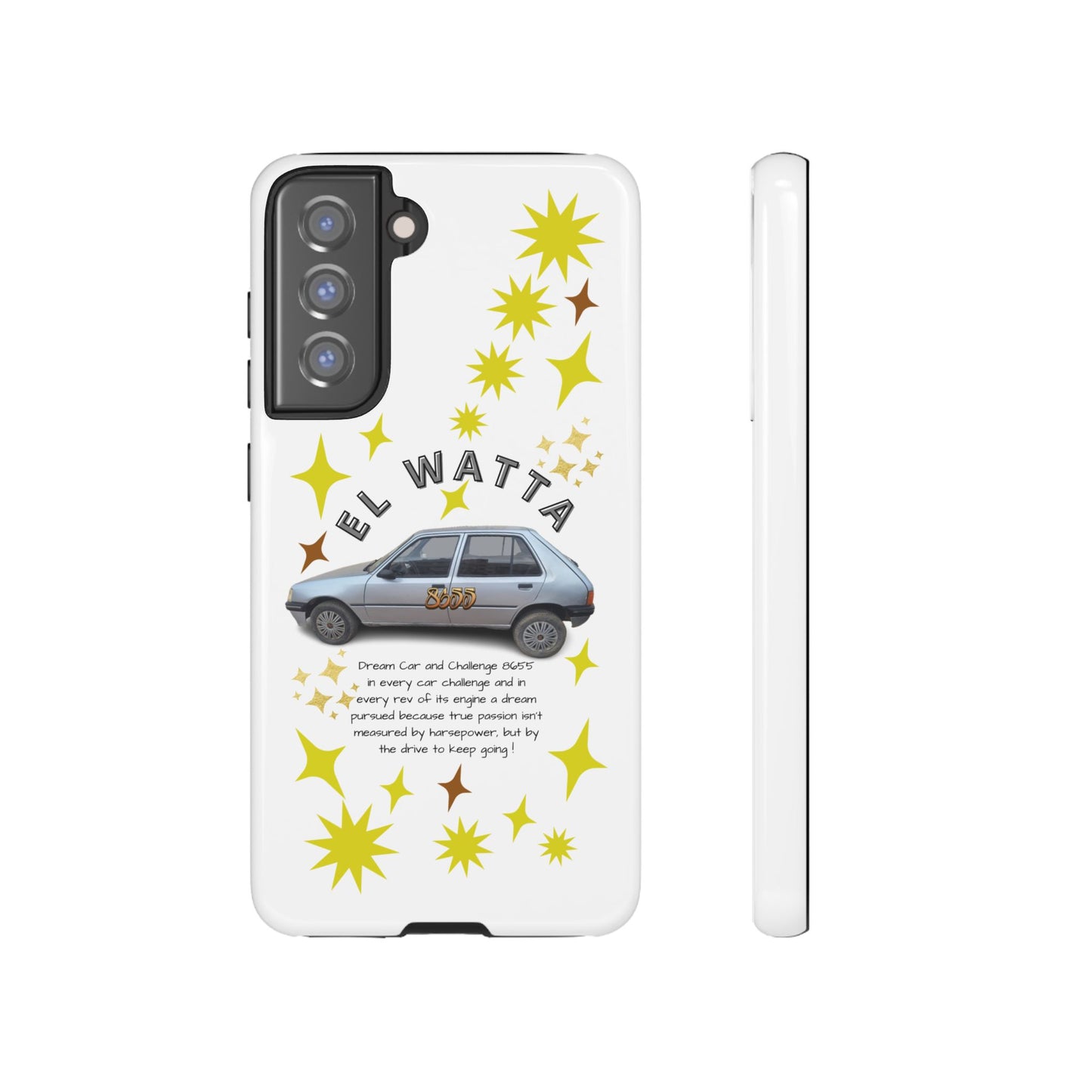 El Watta Phone Case - Retro Car Design, Tough Case, Unique Gift for Car Lovers, Funny Phone Accessory, Fun Birthday Present