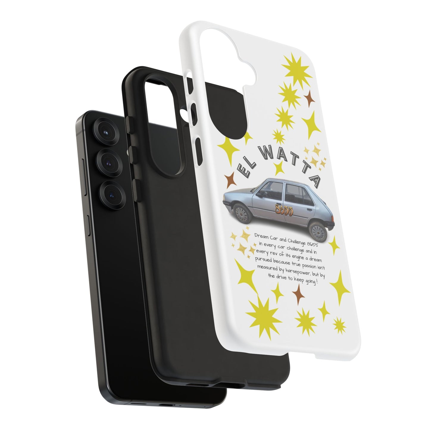 El Watta Phone Case - Retro Car Design, Tough Case, Unique Gift for Car Lovers, Funny Phone Accessory, Fun Birthday Present