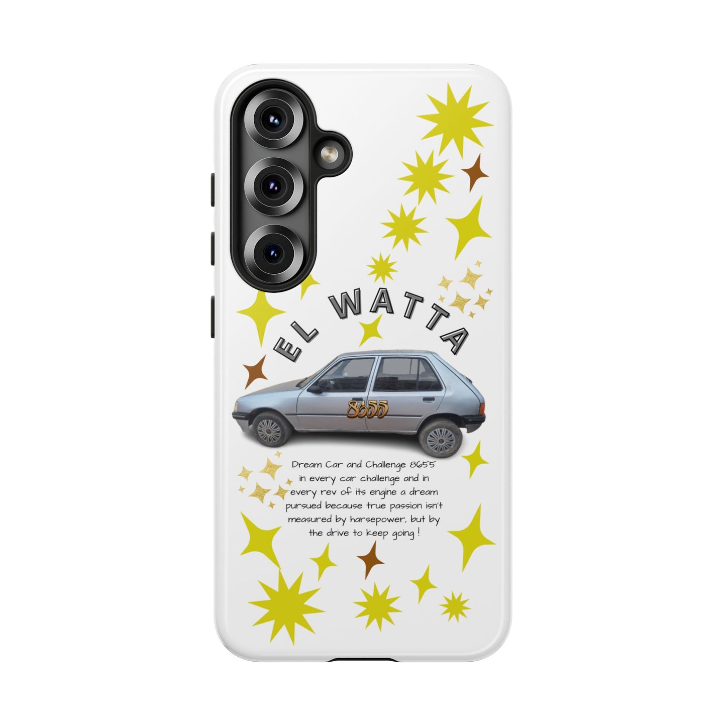 El Watta Phone Case - Retro Car Design, Tough Case, Unique Gift for Car Lovers, Funny Phone Accessory, Fun Birthday Present