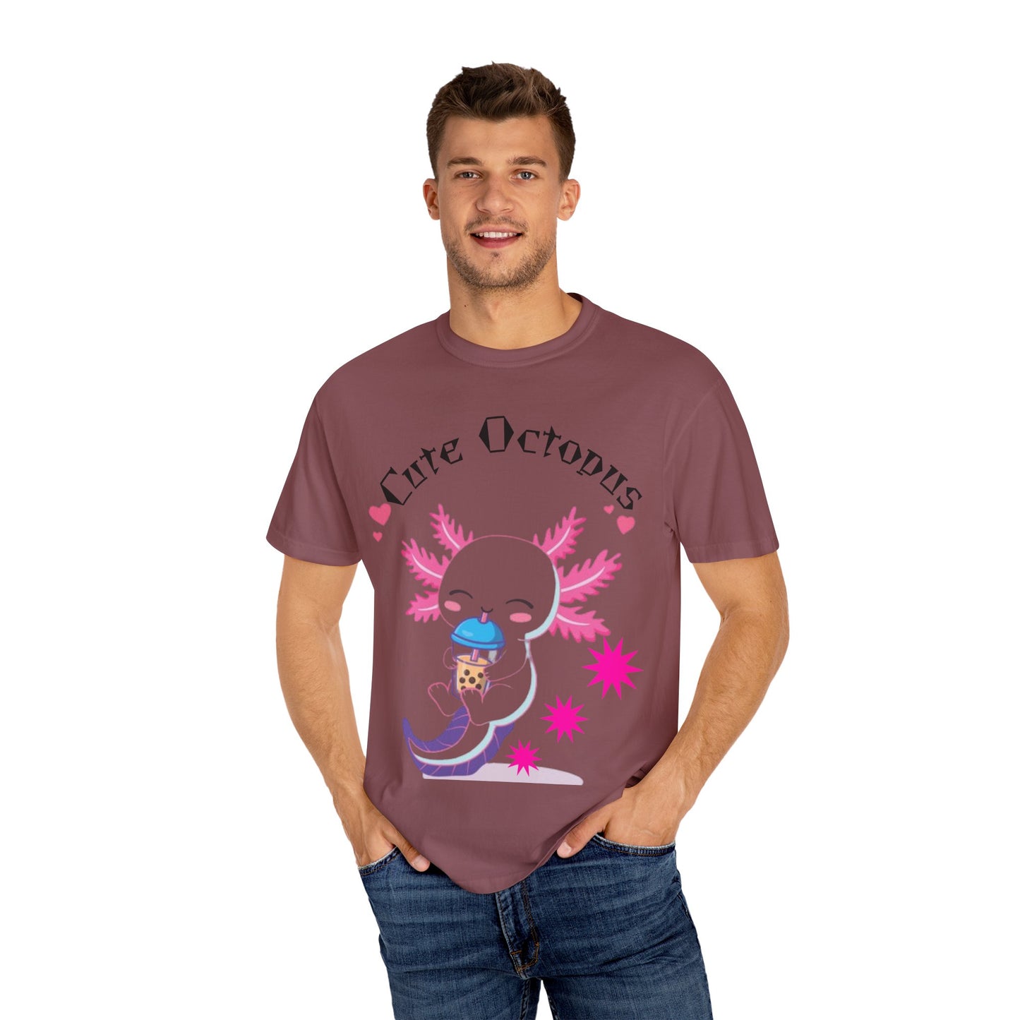 Cute Octopus Graphic T-Shirt, Unisex, Fun Gift, Casual Wear, Summer Style, Beach Vibes