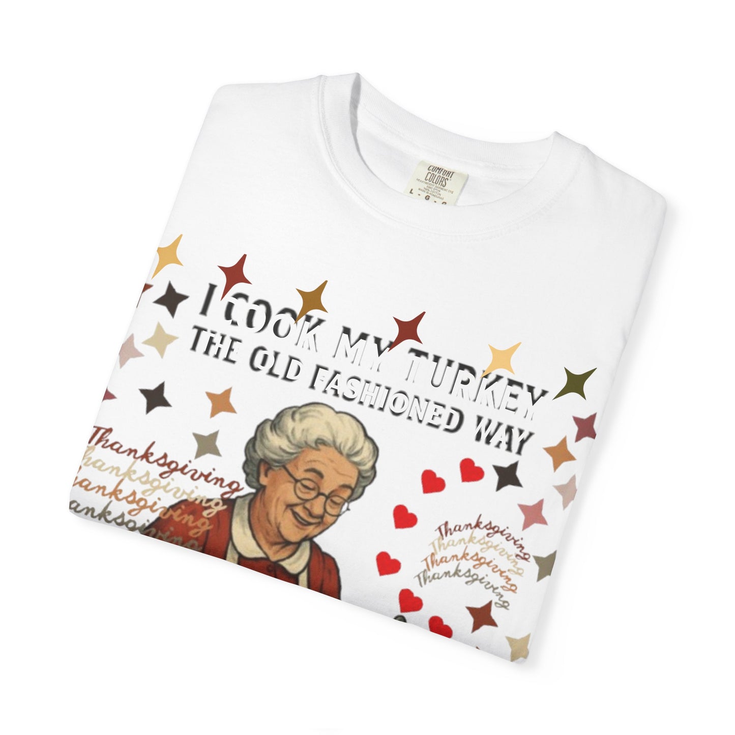 Funny Thanksgiving Shirt, Retro Holiday Humor Tee, Family Dinner Joke, Unisex Garment-Dyed Tee, Funny Turkey Shirt, Holiday Apparel, Family Gatherings, Autumn Humor