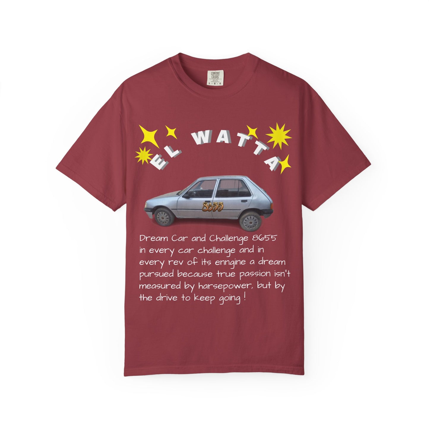 Car Enthusiast T-Shirt: Dream Car Challenge Tee, Perfect Gift for Car Lovers, Racing Fans, Birthday, or Celebration Outfit
