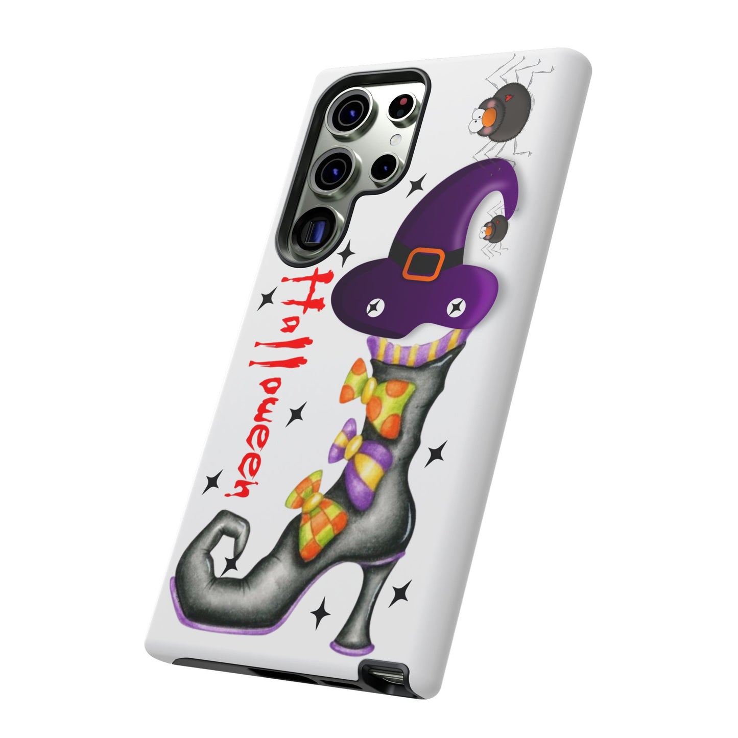 Halloween Phone Case, Tough Cases, Spooky Phone Cover, Witch Hat Design, Holiday Accessory, Fall Gift Idea