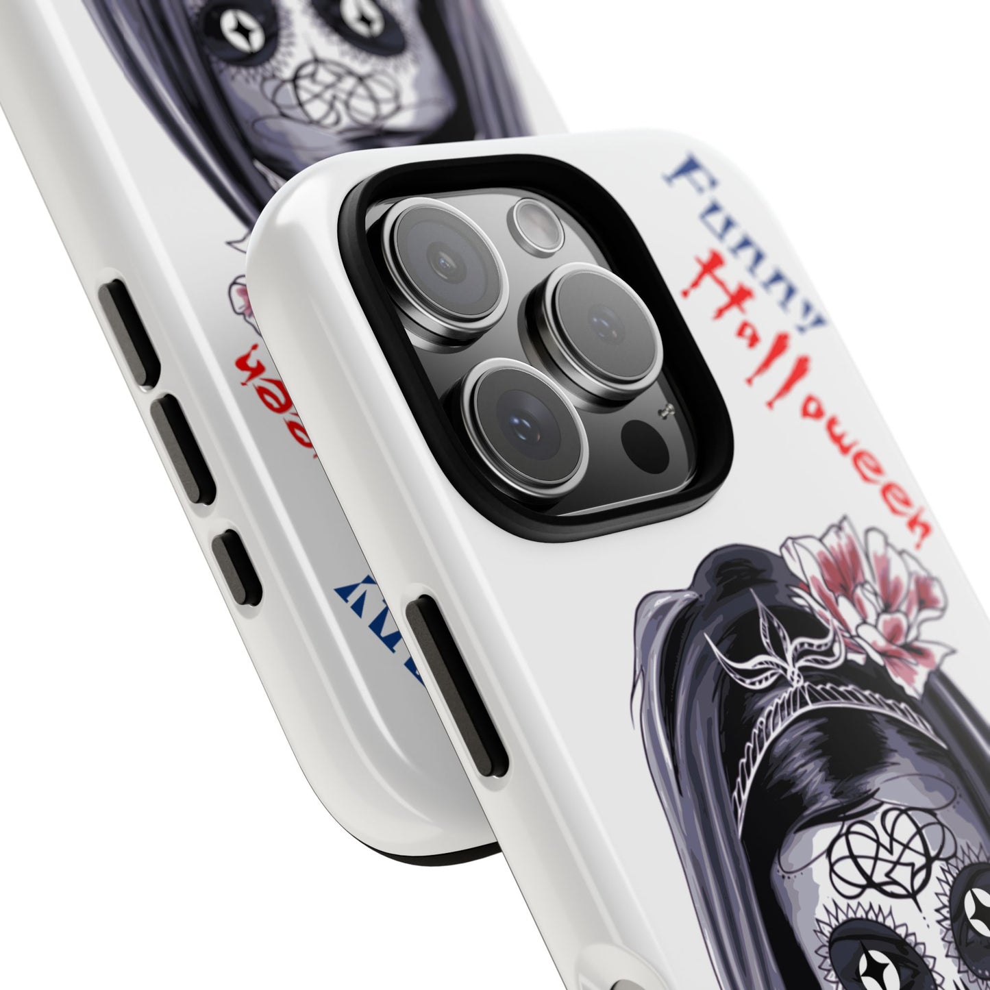 Halloween Phone Case, Funny Skull Design, Tough Cases, Unique Gifts, Spooky Decor, Holiday Essentials, Halloween Decor