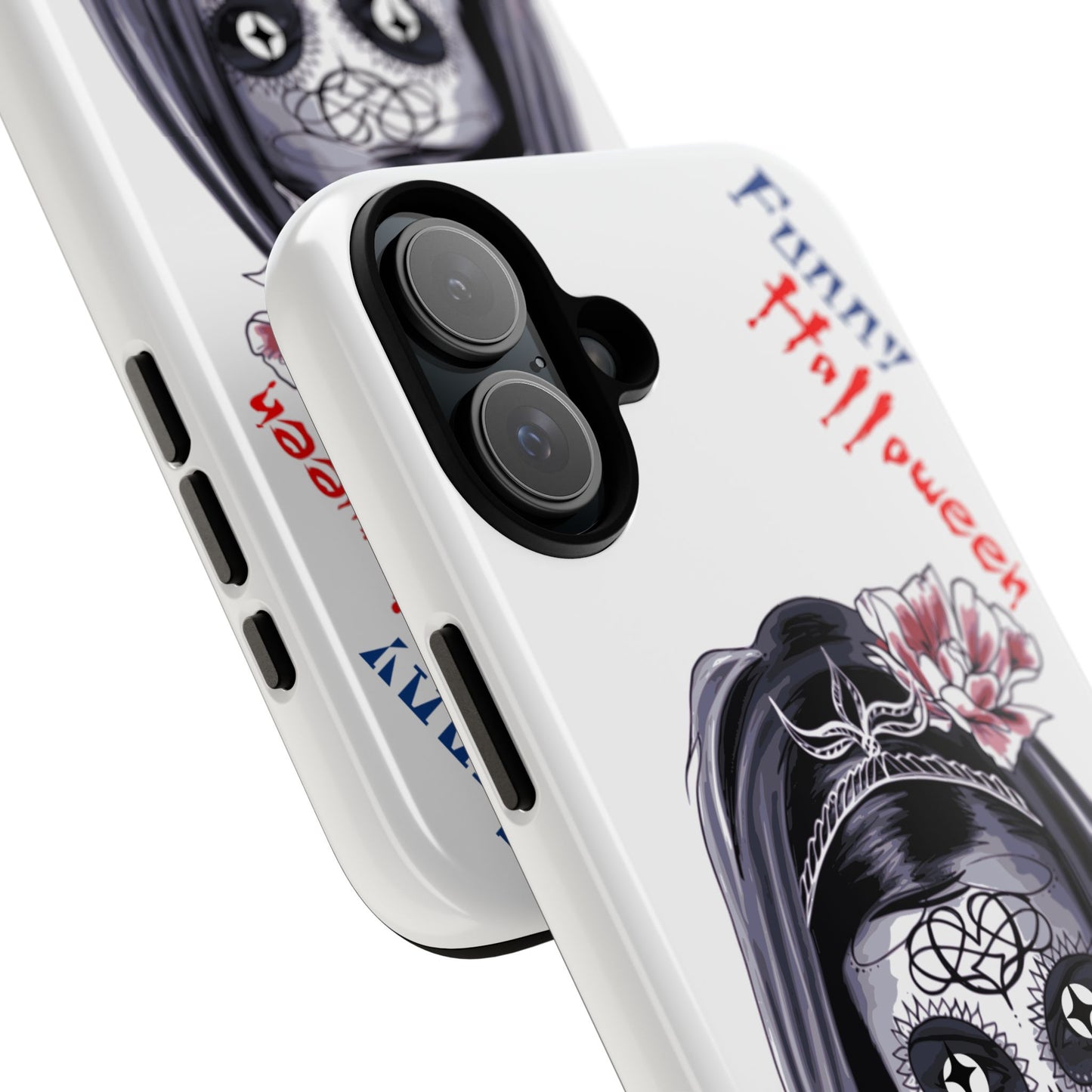 Halloween Phone Case, Funny Skull Design, Tough Cases, Unique Gifts, Spooky Decor, Holiday Essentials, Halloween Decor