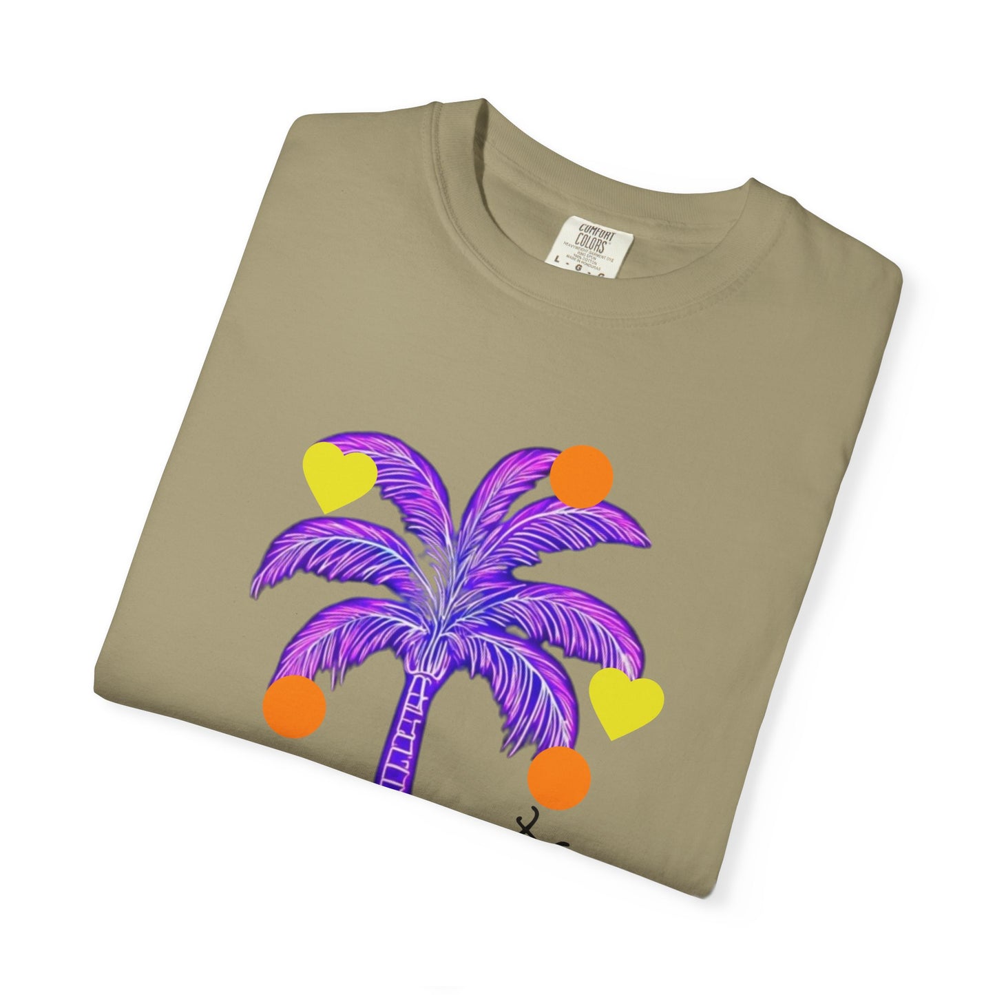 Vibrant Palm Tree Unisex T-Shirt, Casual Summer Wear, Gift for Beach Lovers, Fun Graphic Tee, Vacation Outfit, Artistic Summer Style