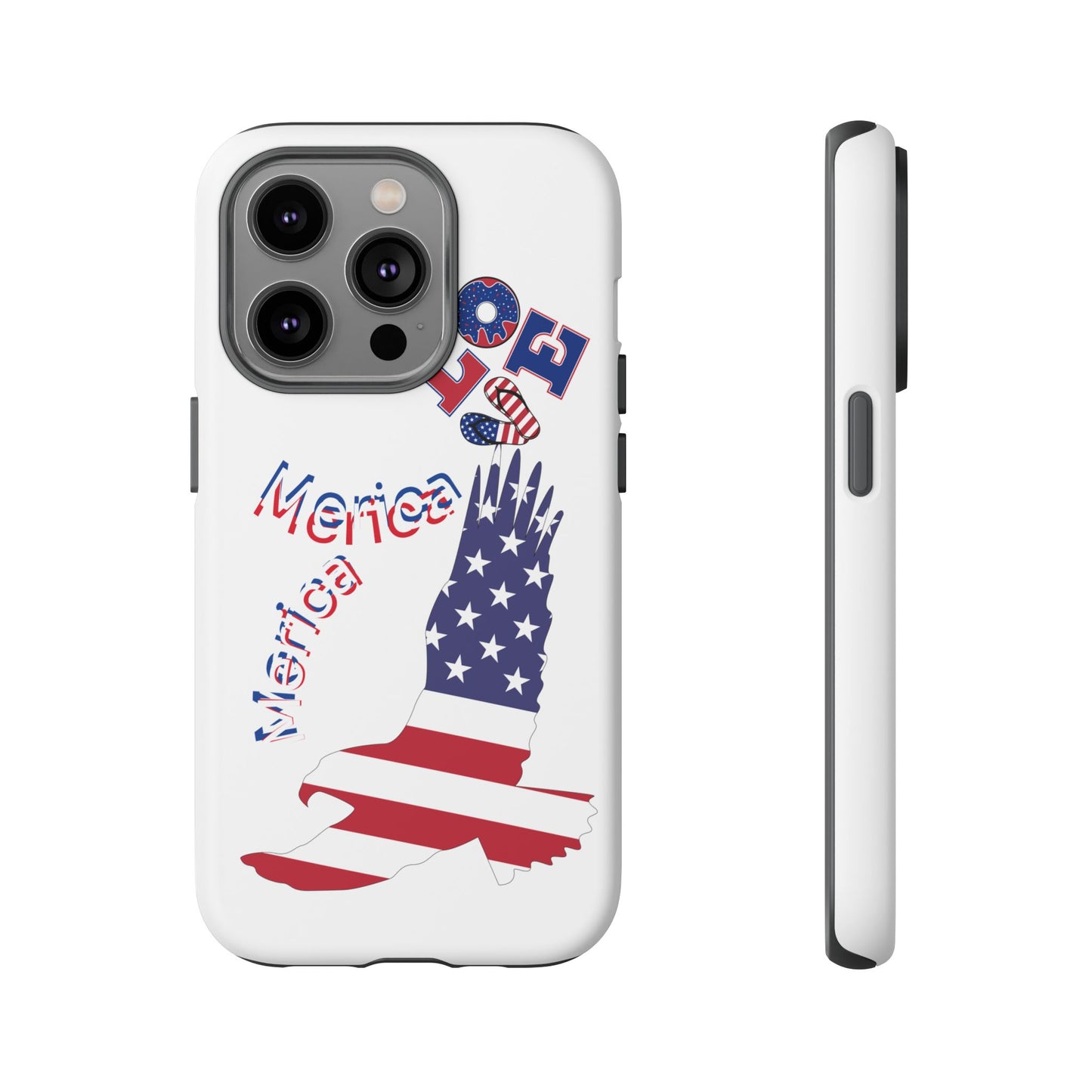 Patriotic Phone Case, Love America Design, American Flag Accessory, Perfect Gift for Veterans, Independence Day, Memorial Day