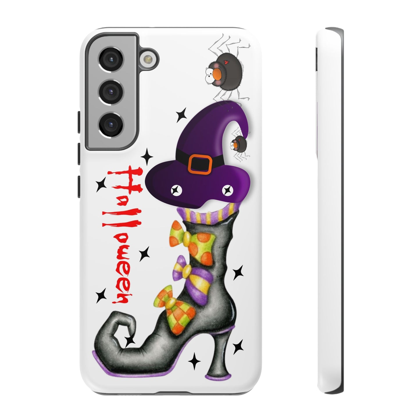 Halloween Phone Case, Tough Cases, Spooky Phone Cover, Witch Hat Design, Holiday Accessory, Fall Gift Idea