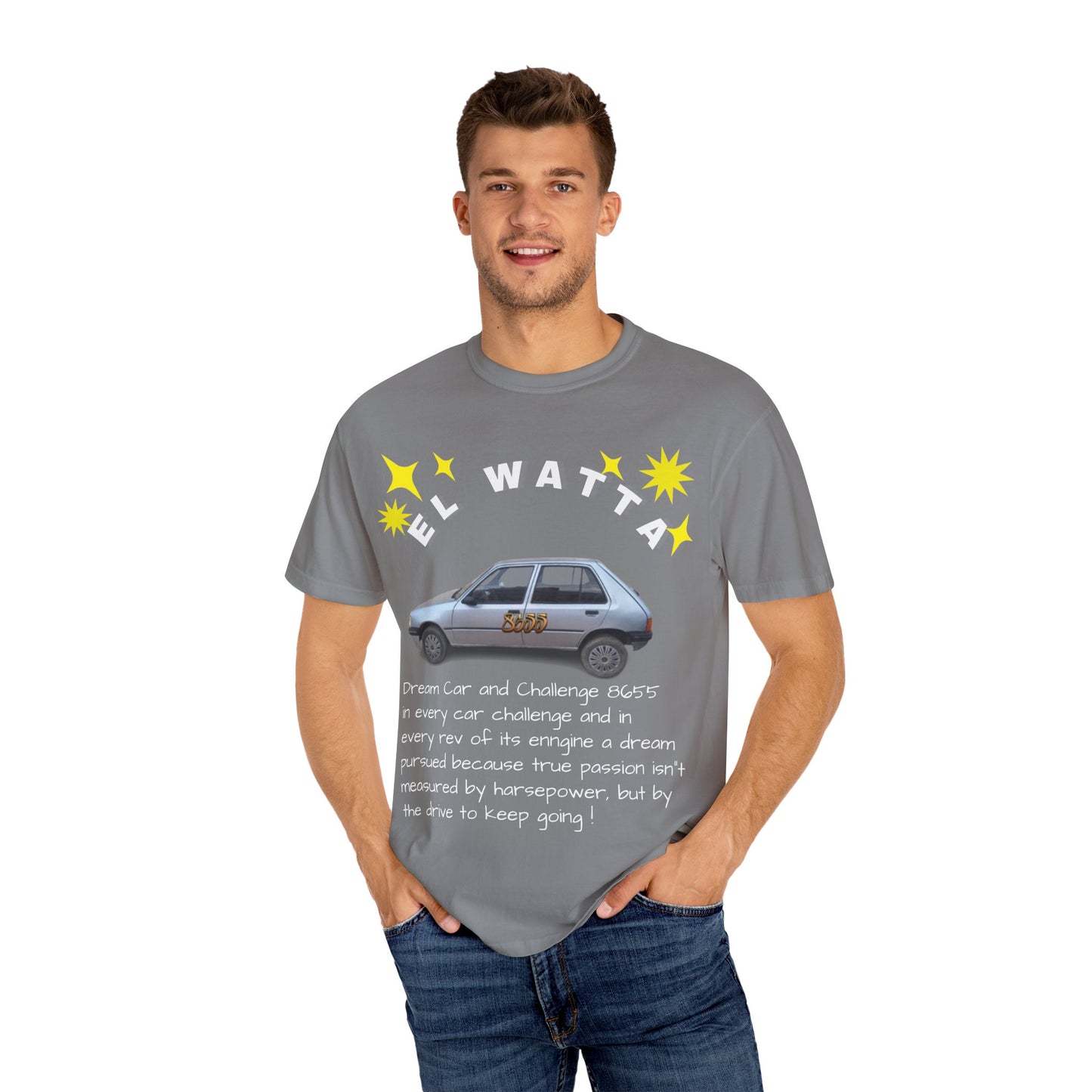 Car Enthusiast T-Shirt: Dream Car Challenge Tee, Perfect Gift for Car Lovers, Racing Fans, Birthday, or Celebration Outfit