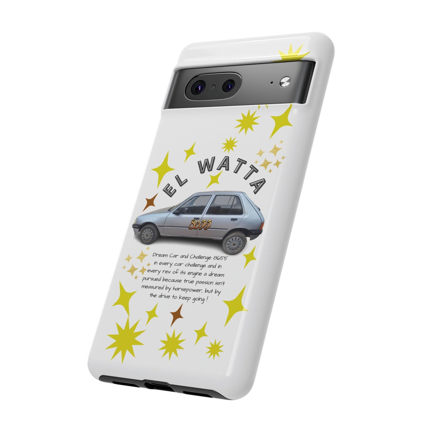 El Watta Phone Case - Retro Car Design, Tough Case, Unique Gift for Car Lovers, Funny Phone Accessory, Fun Birthday Present