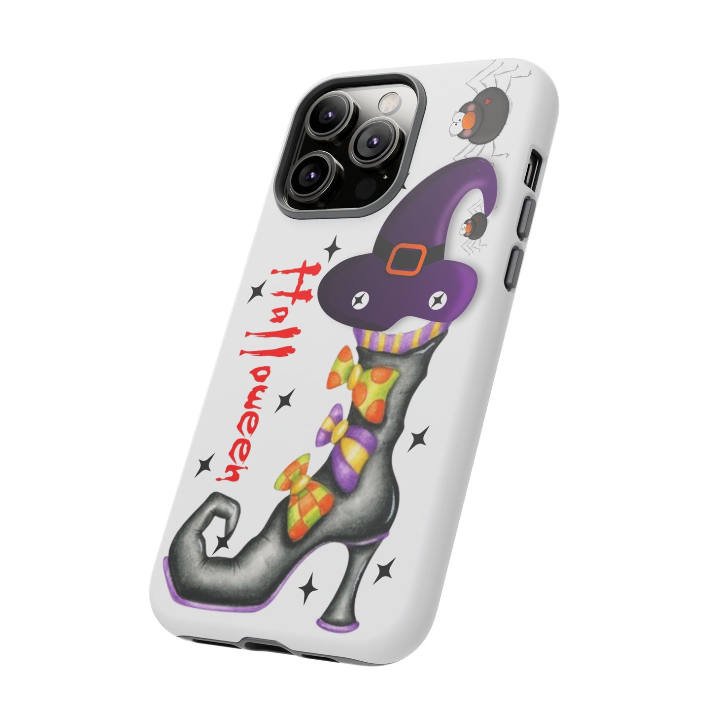 Halloween Phone Case, Tough Cases, Spooky Phone Cover, Witch Hat Design, Holiday Accessory, Fall Gift Idea