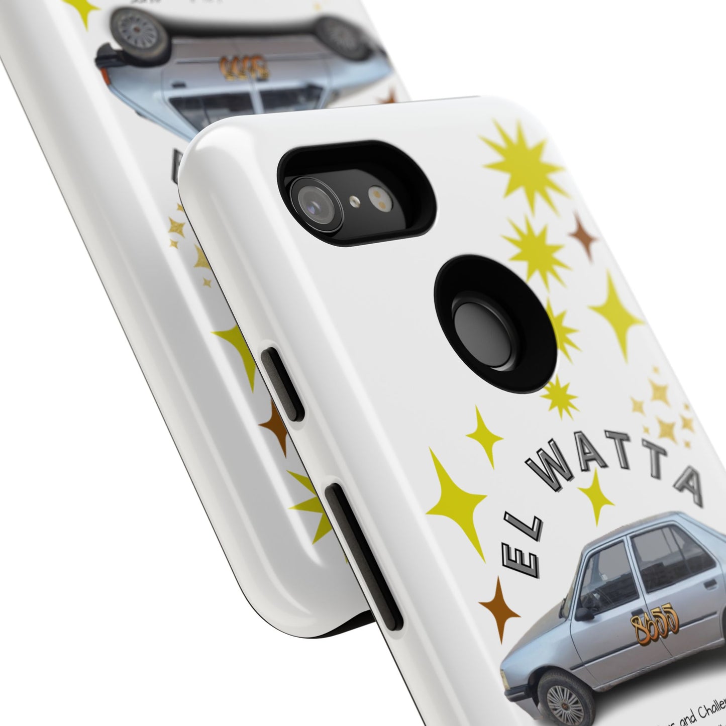 El Watta Phone Case - Retro Car Design, Tough Case, Unique Gift for Car Lovers, Funny Phone Accessory, Fun Birthday Present