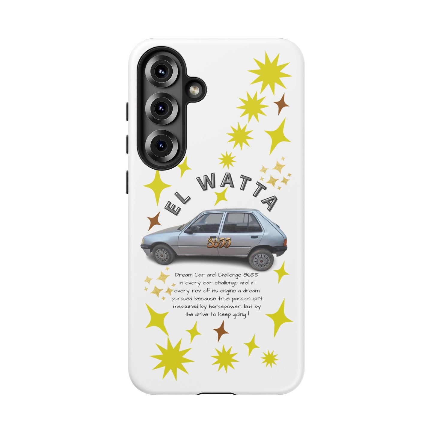 El Watta Phone Case - Retro Car Design, Tough Case, Unique Gift for Car Lovers, Funny Phone Accessory, Fun Birthday Present