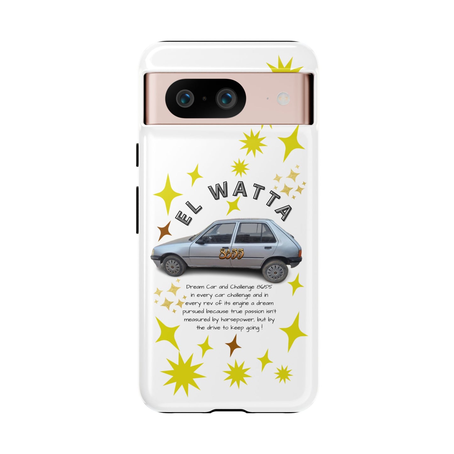 El Watta Phone Case - Retro Car Design, Tough Case, Unique Gift for Car Lovers, Funny Phone Accessory, Fun Birthday Present