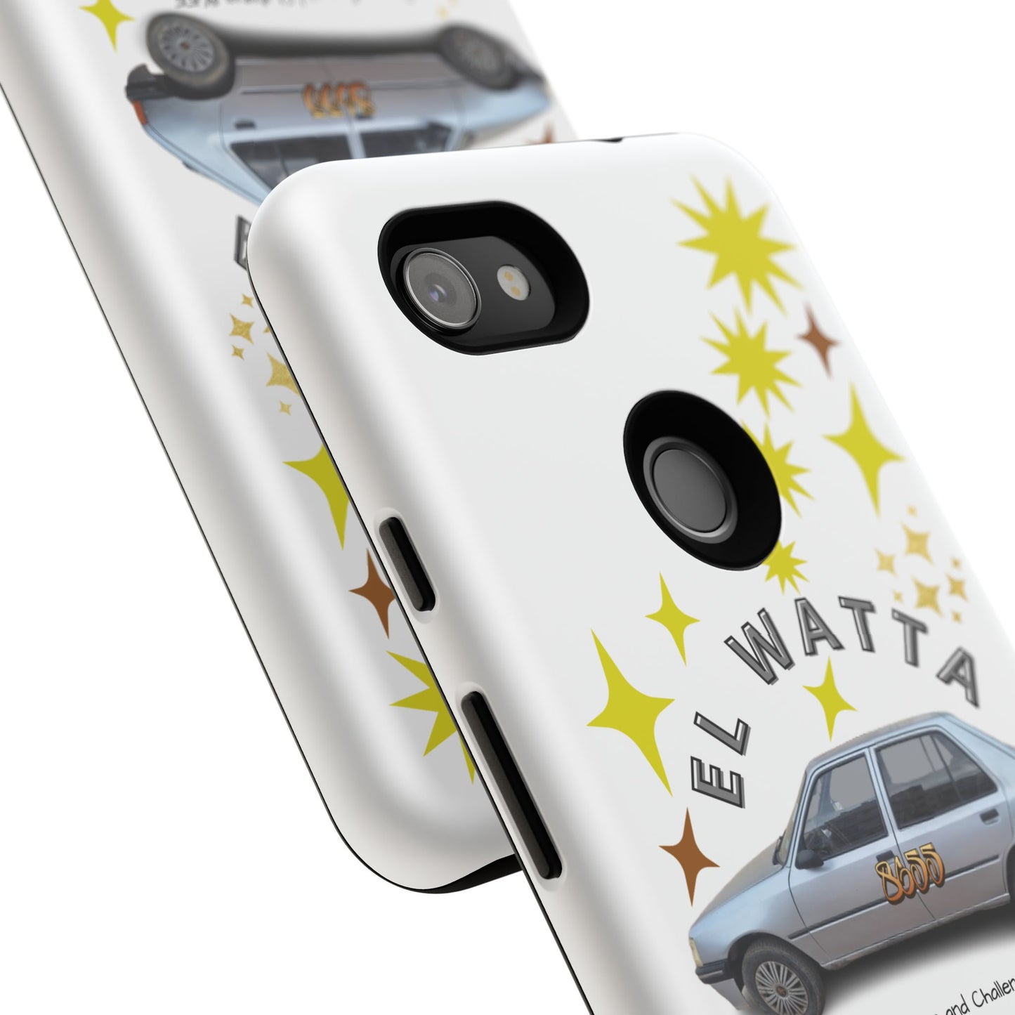 El Watta Phone Case - Retro Car Design, Tough Case, Unique Gift for Car Lovers, Funny Phone Accessory, Fun Birthday Present