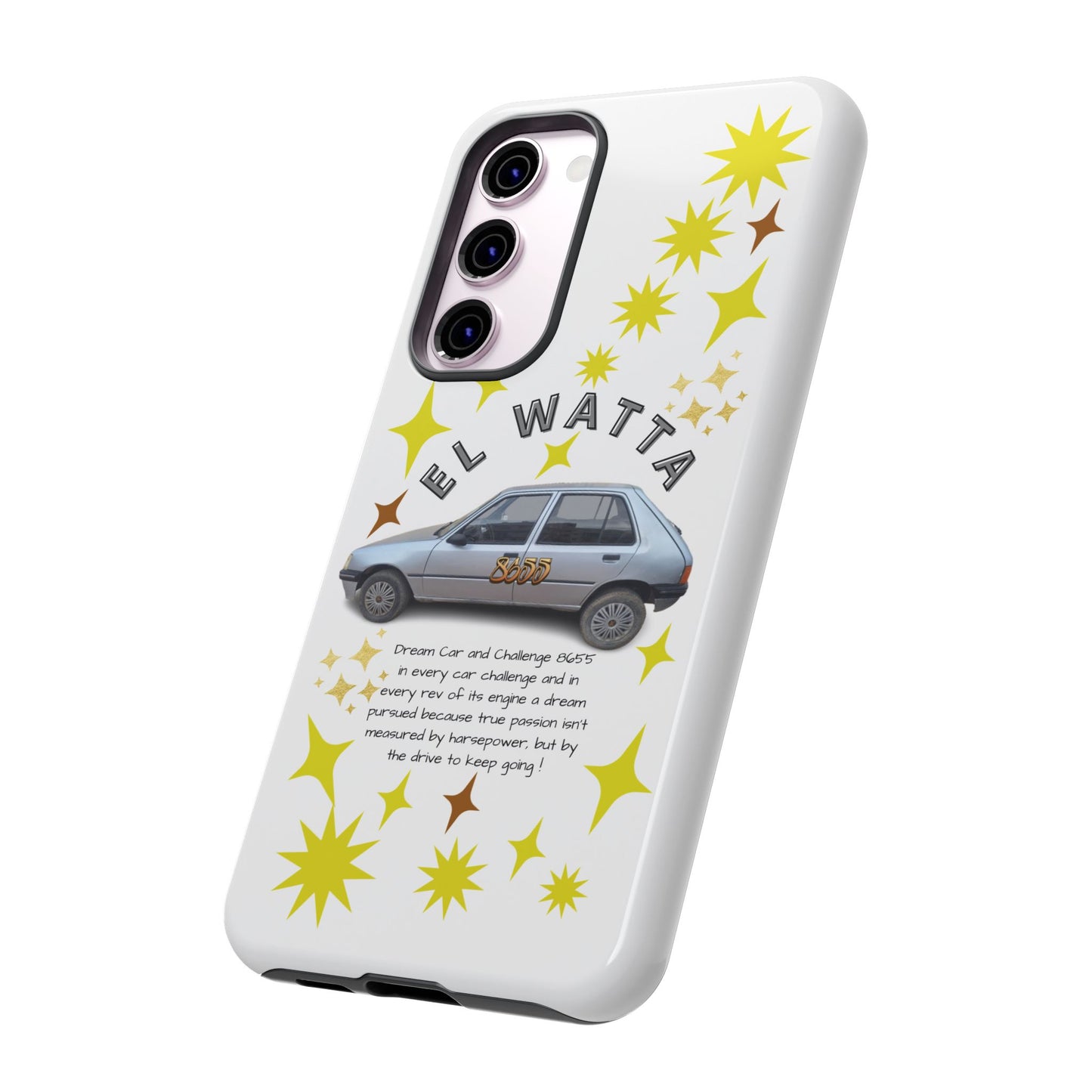 El Watta Phone Case - Retro Car Design, Tough Case, Unique Gift for Car Lovers, Funny Phone Accessory, Fun Birthday Present