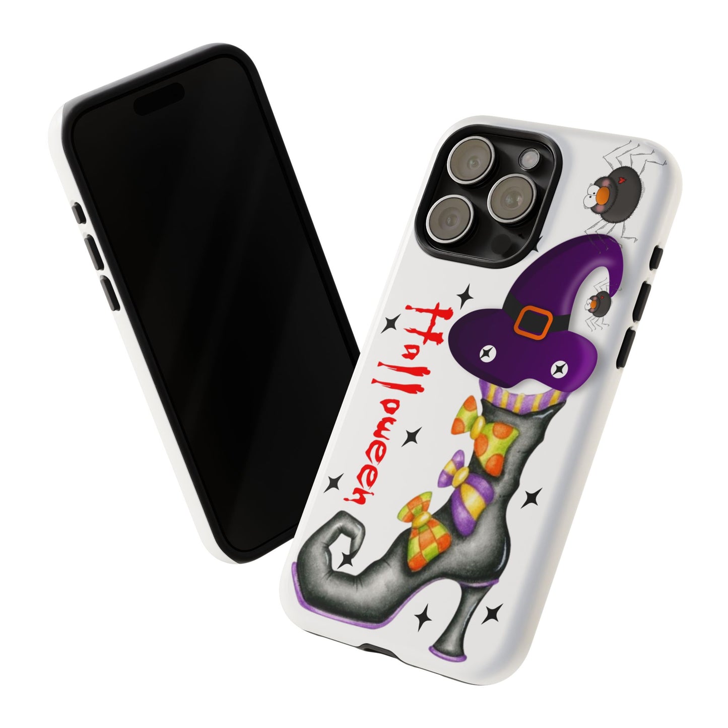 Halloween Phone Case, Tough Cases, Spooky Phone Cover, Witch Hat Design, Holiday Accessory, Fall Gift Idea