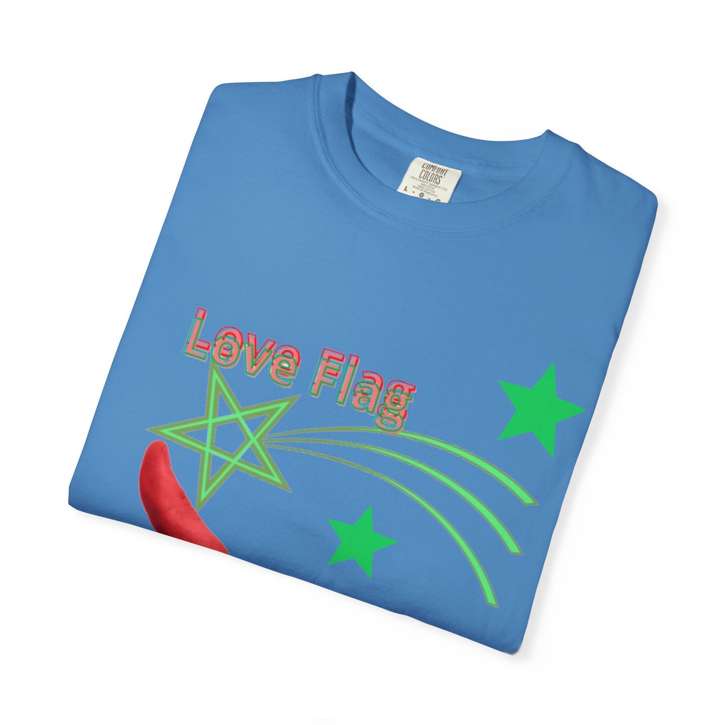 Moroccan Love Flag T-Shirt, Unisex Tee, Casual Wear, Gifts for Travelers, Unique Souvenir, Summer Fashion