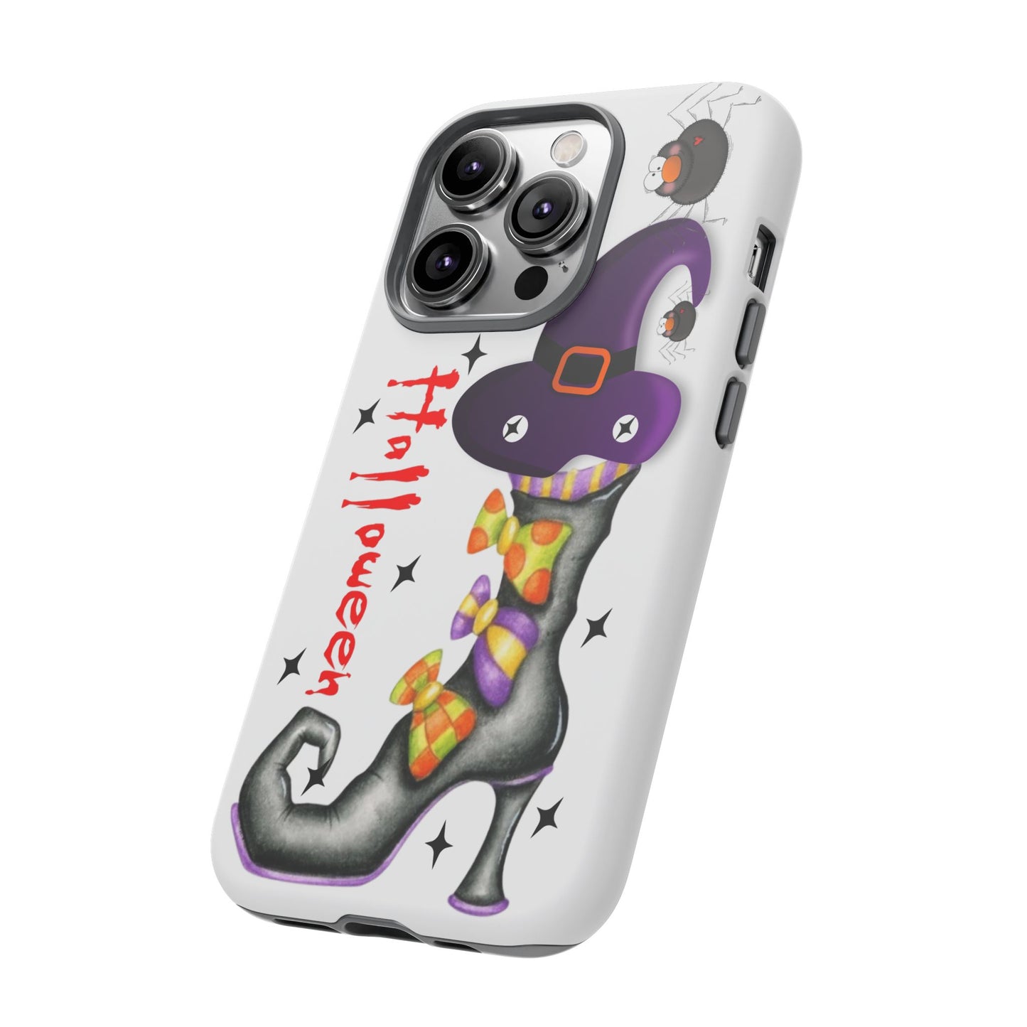 Halloween Phone Case, Tough Cases, Spooky Phone Cover, Witch Hat Design, Holiday Accessory, Fall Gift Idea