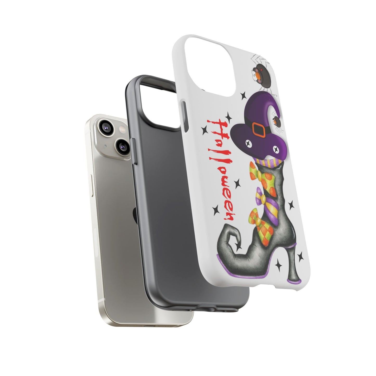 Halloween Phone Case, Tough Cases, Spooky Phone Cover, Witch Hat Design, Holiday Accessory, Fall Gift Idea