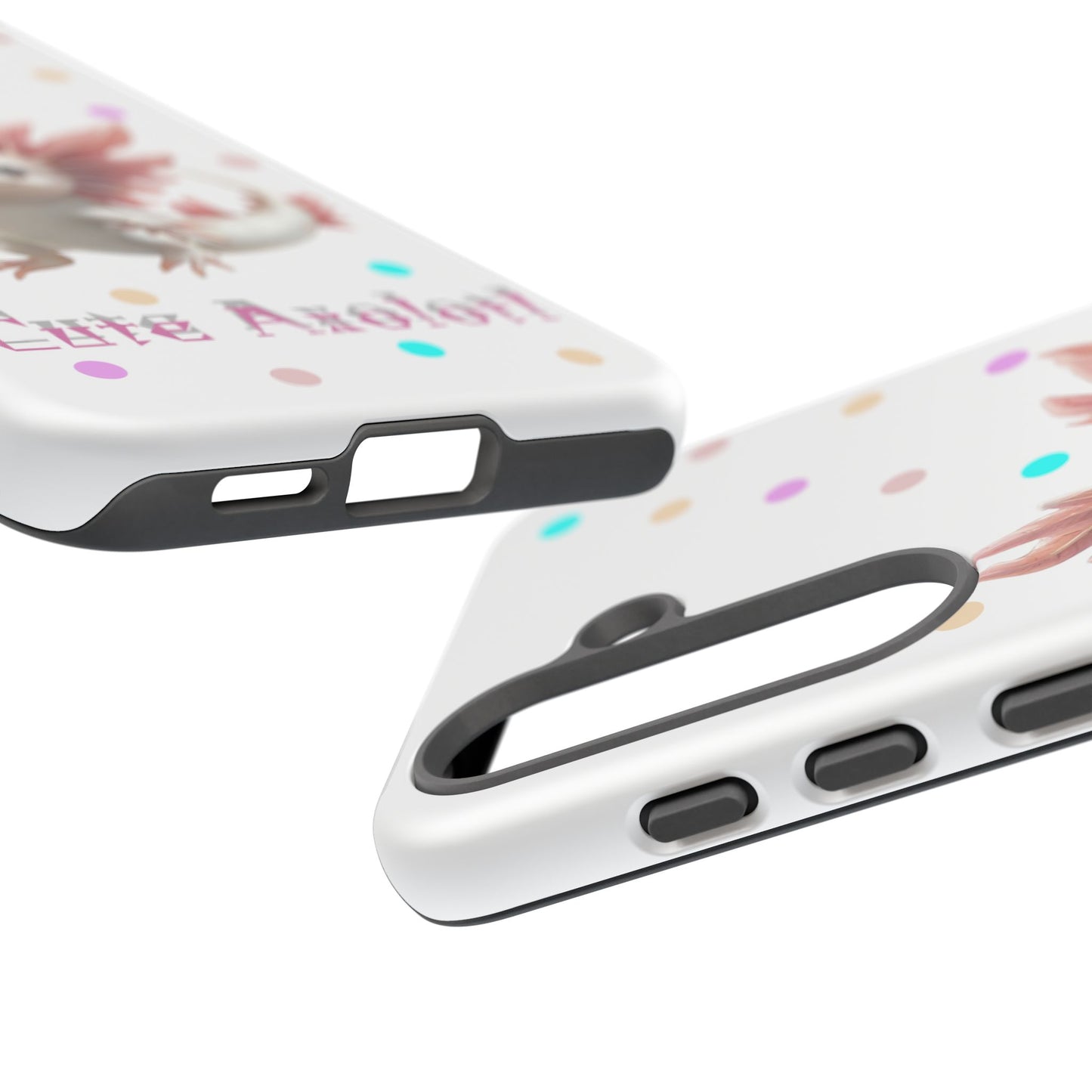 Cute Axolotl Phone Case, Kawaii Phone Cover, Gifts for Kids, Animal Lover Accessories, Cute Axolotl Design