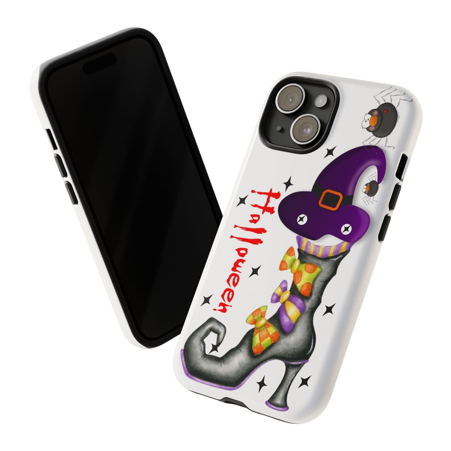 Halloween Phone Case, Tough Cases, Spooky Phone Cover, Witch Hat Design, Holiday Accessory, Fall Gift Idea