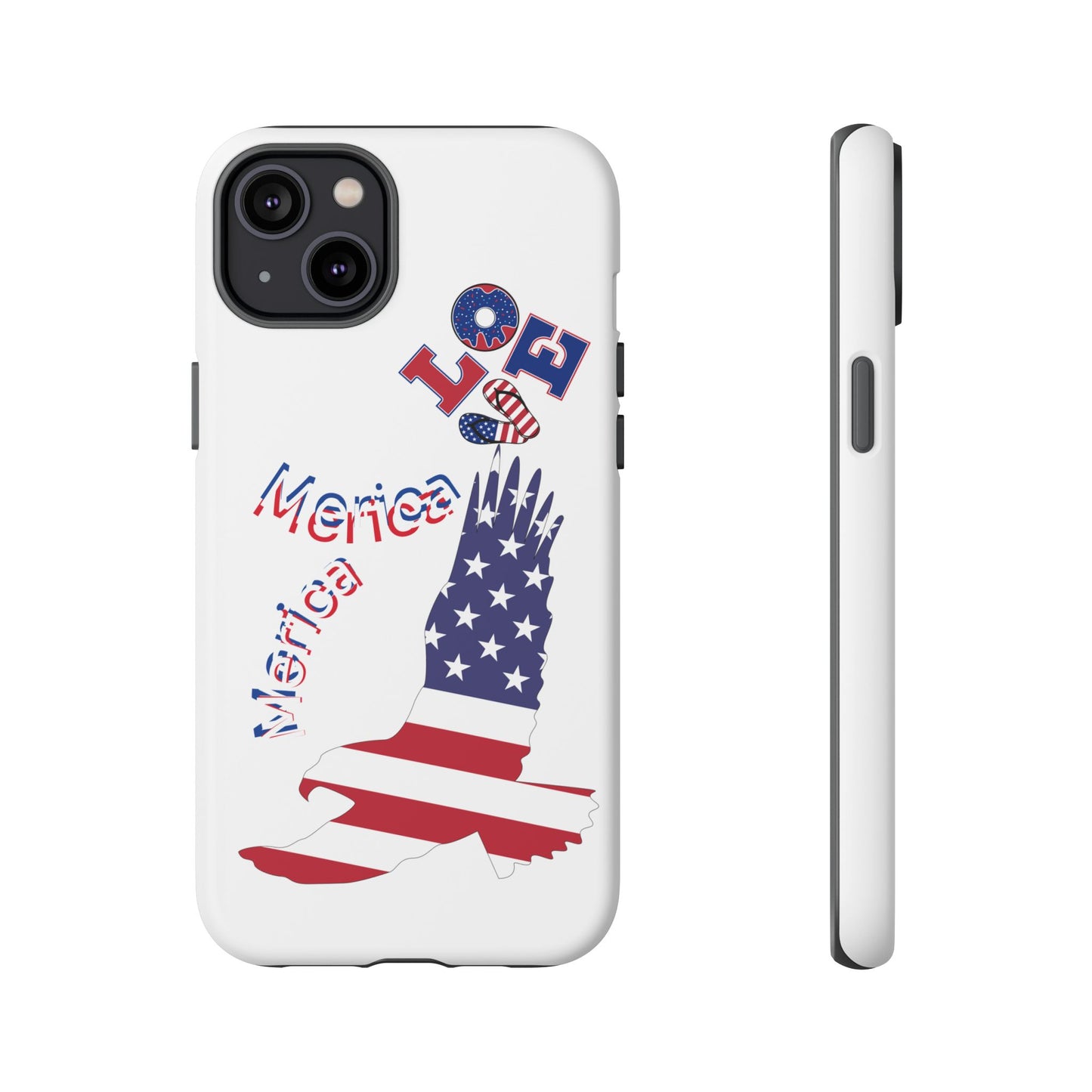 Patriotic Phone Case, Love America Design, American Flag Accessory, Perfect Gift for Veterans, Independence Day, Memorial Day