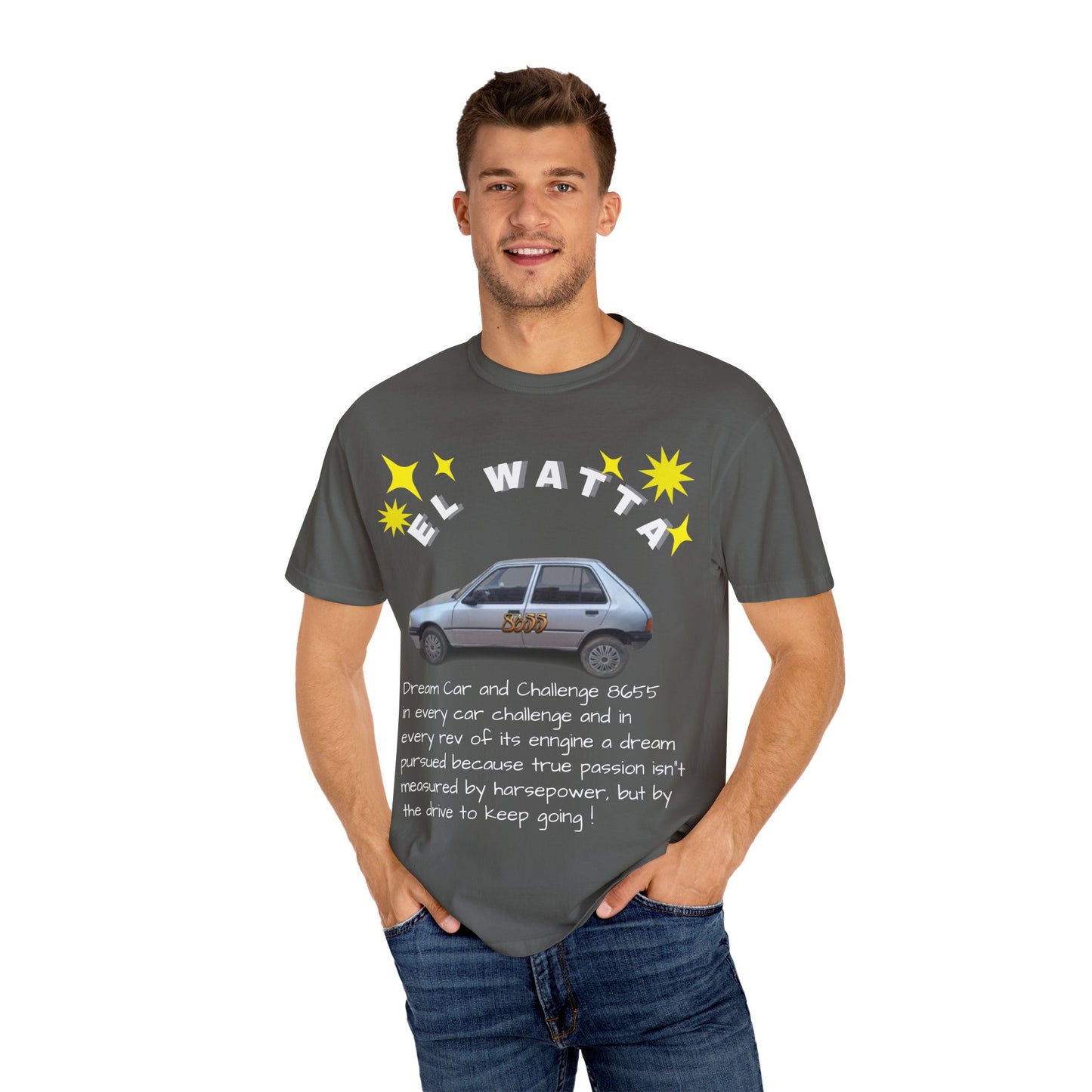 Car Enthusiast T-Shirt: Dream Car Challenge Tee, Perfect Gift for Car Lovers, Racing Fans, Birthday, or Celebration Outfit