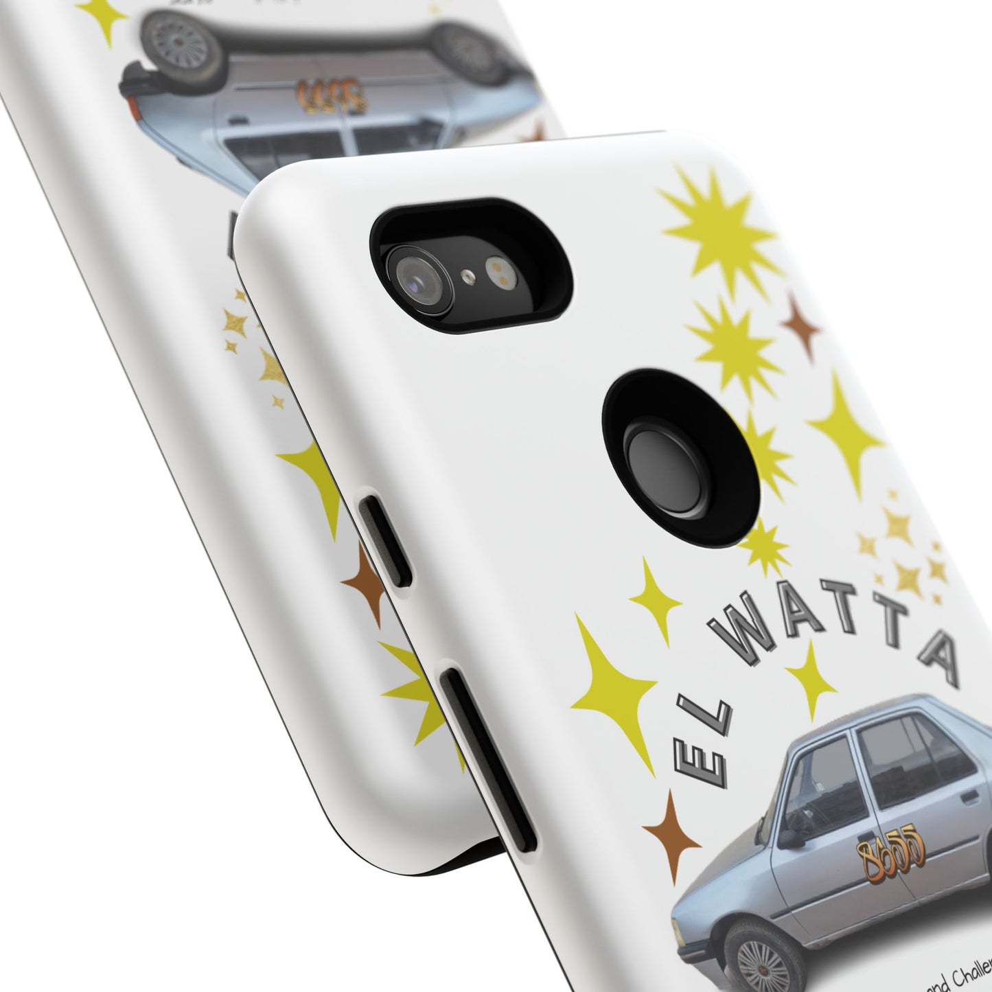 El Watta Phone Case - Retro Car Design, Tough Case, Unique Gift for Car Lovers, Funny Phone Accessory, Fun Birthday Present