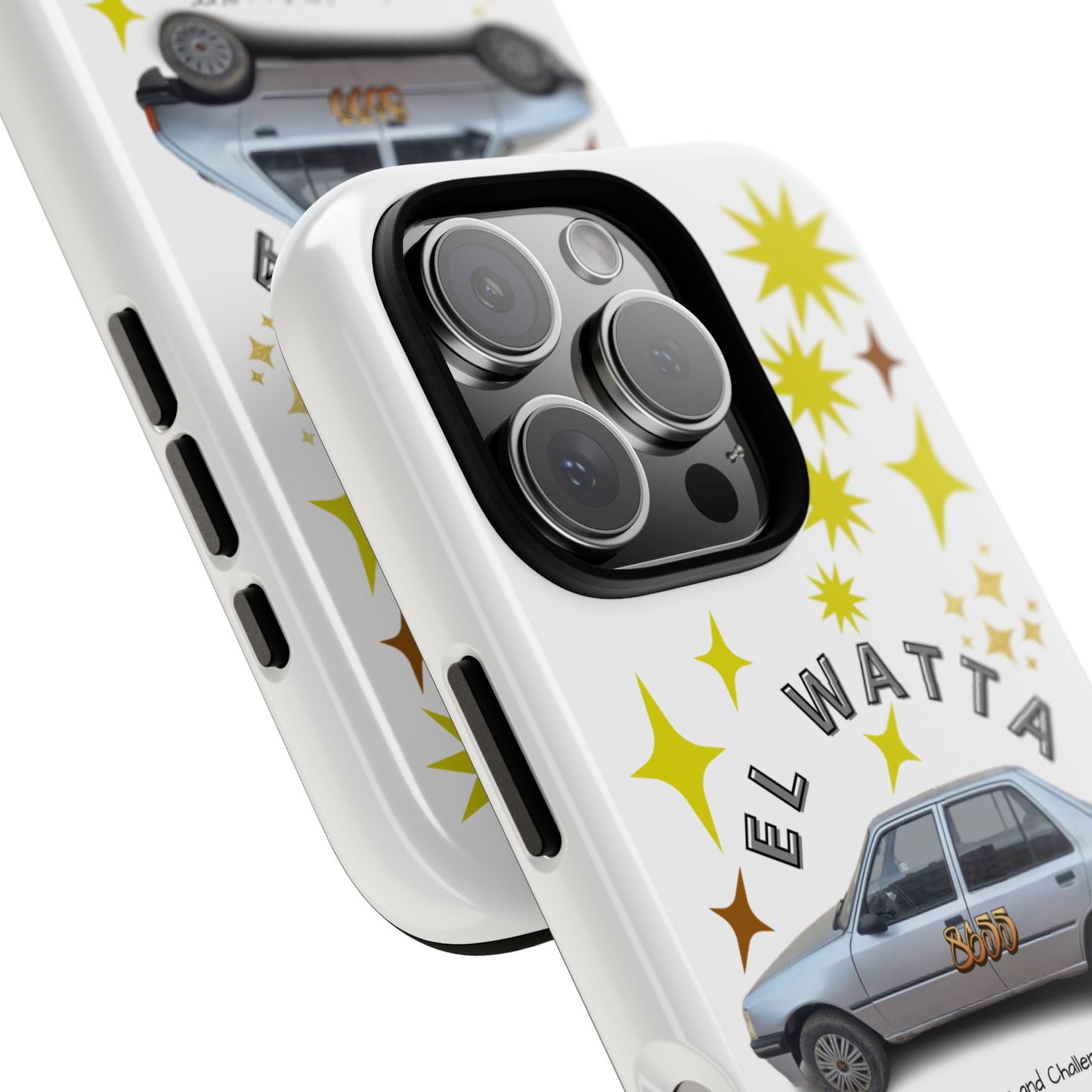 El Watta Phone Case - Retro Car Design, Tough Case, Unique Gift for Car Lovers, Funny Phone Accessory, Fun Birthday Present