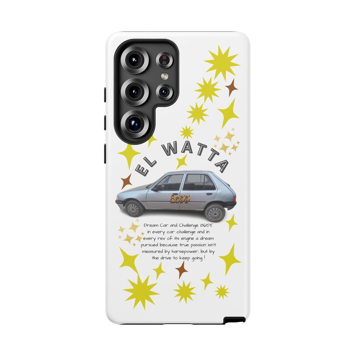 El Watta Phone Case - Retro Car Design, Tough Case, Unique Gift for Car Lovers, Funny Phone Accessory, Fun Birthday Present