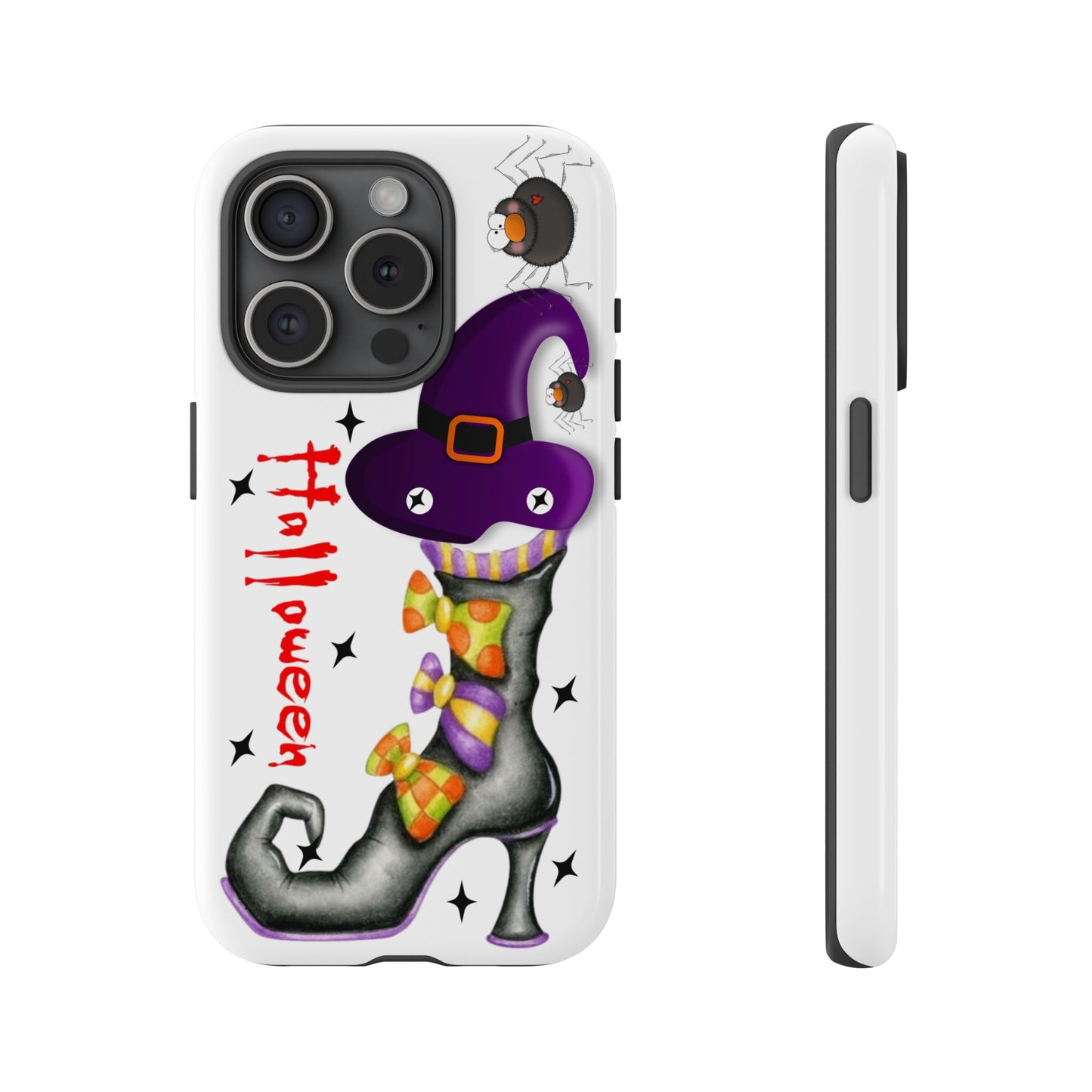 Halloween Phone Case, Tough Cases, Spooky Phone Cover, Witch Hat Design, Holiday Accessory, Fall Gift Idea