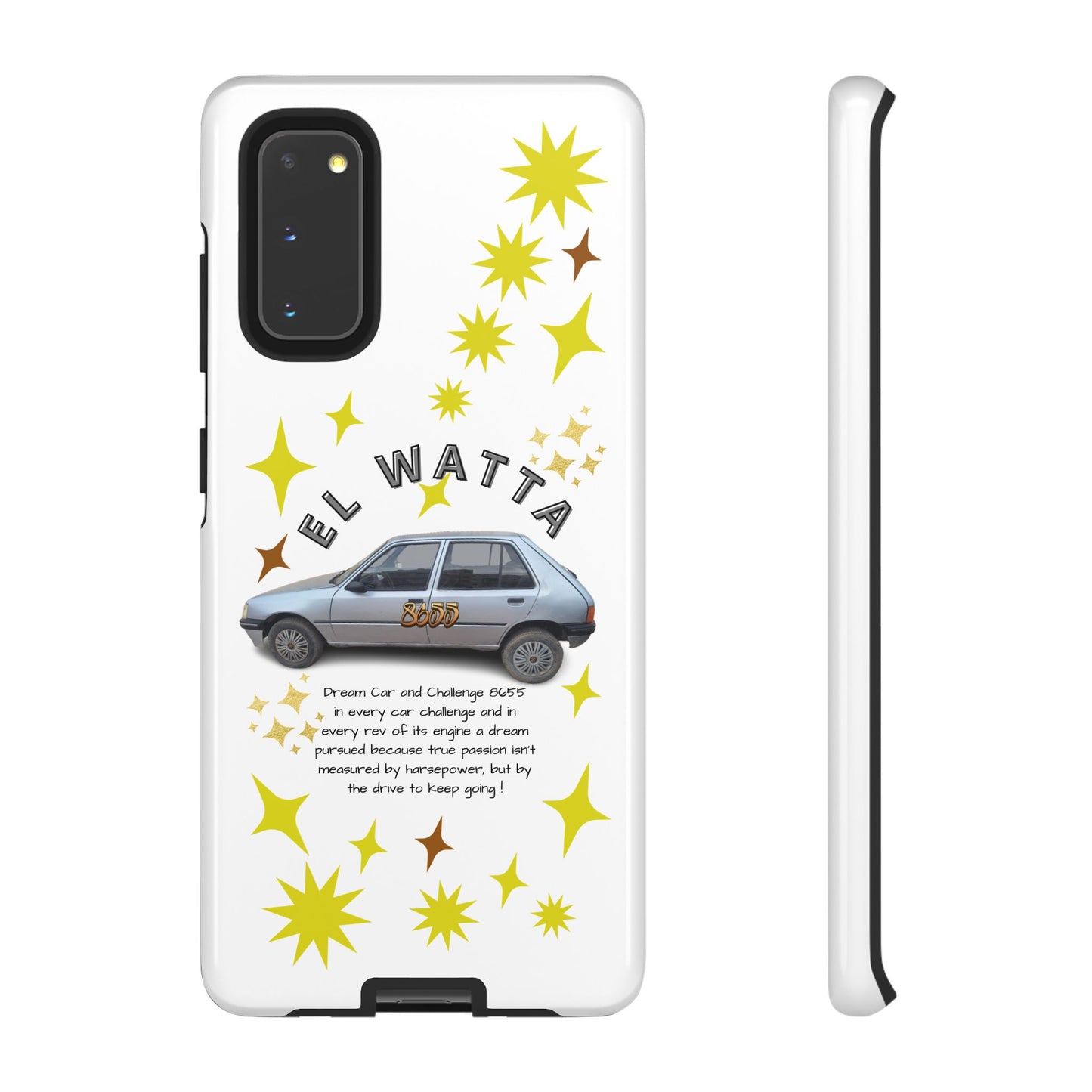 El Watta Phone Case - Retro Car Design, Tough Case, Unique Gift for Car Lovers, Funny Phone Accessory, Fun Birthday Present