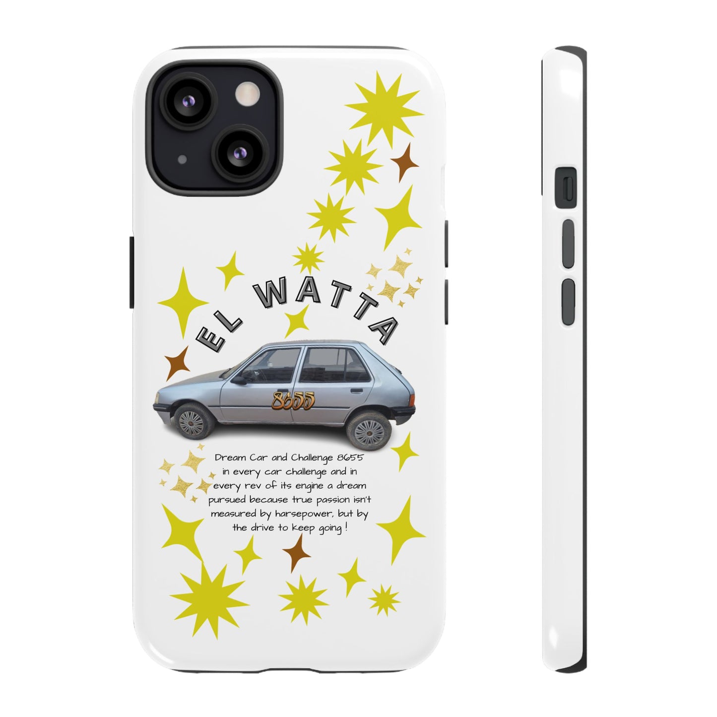 El Watta Phone Case - Retro Car Design, Tough Case, Unique Gift for Car Lovers, Funny Phone Accessory, Fun Birthday Present