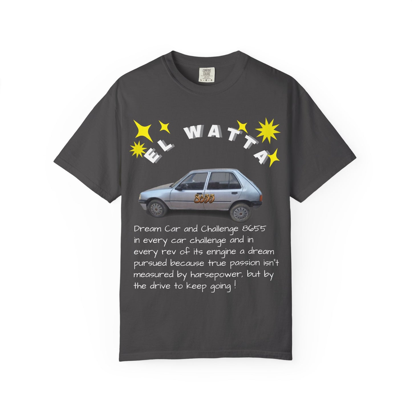 Car Enthusiast T-Shirt: Dream Car Challenge Tee, Perfect Gift for Car Lovers, Racing Fans, Birthday, or Celebration Outfit