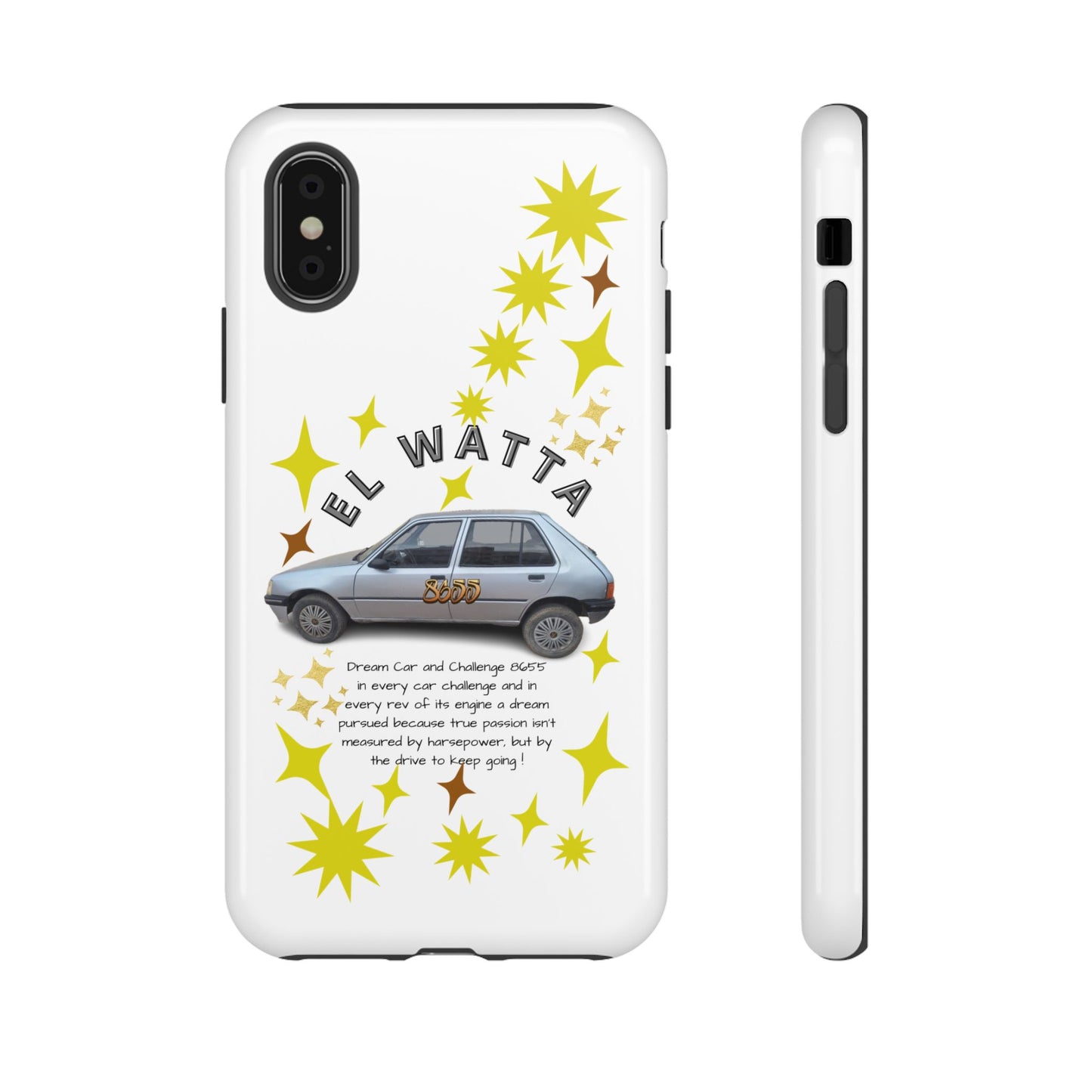 El Watta Phone Case - Retro Car Design, Tough Case, Unique Gift for Car Lovers, Funny Phone Accessory, Fun Birthday Present