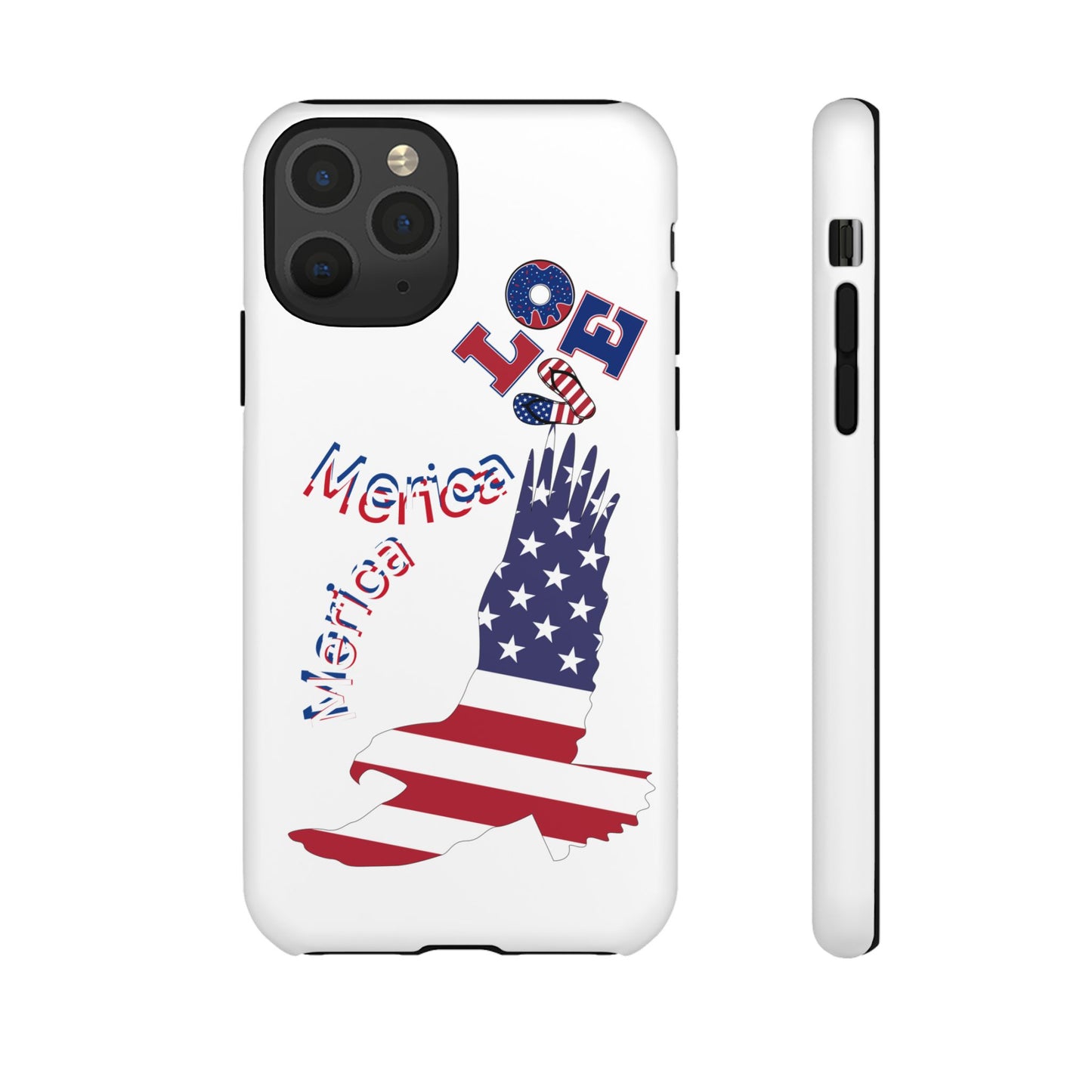 Patriotic Phone Case, Love America Design, American Flag Accessory, Perfect Gift for Veterans, Independence Day, Memorial Day