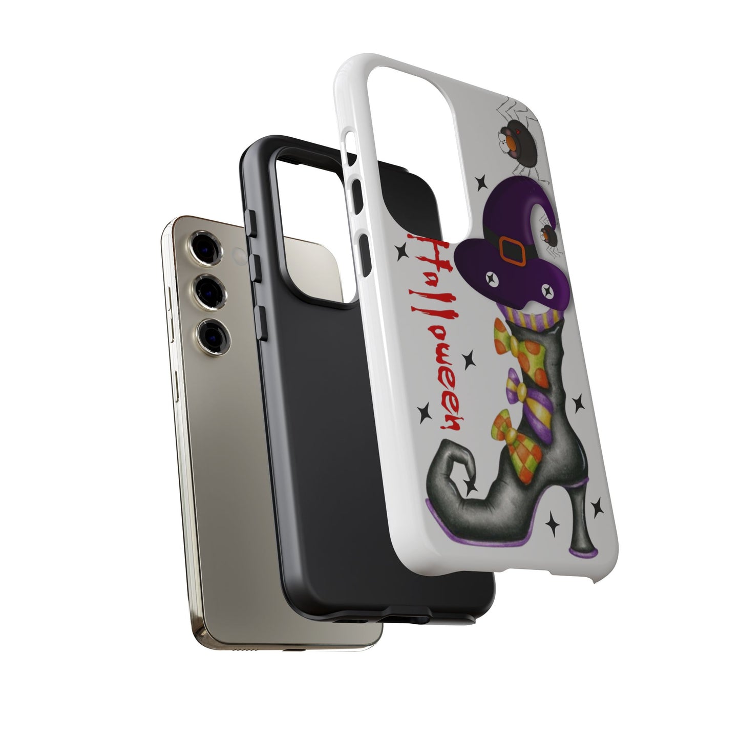 Halloween Phone Case, Tough Cases, Spooky Phone Cover, Witch Hat Design, Holiday Accessory, Fall Gift Idea