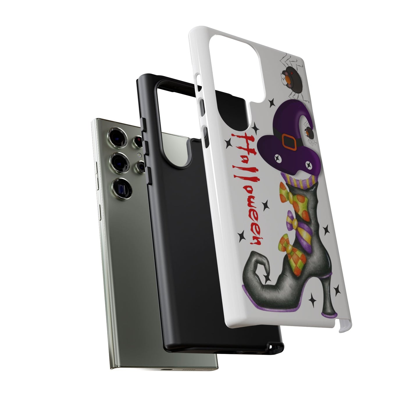 Halloween Phone Case, Tough Cases, Spooky Phone Cover, Witch Hat Design, Holiday Accessory, Fall Gift Idea