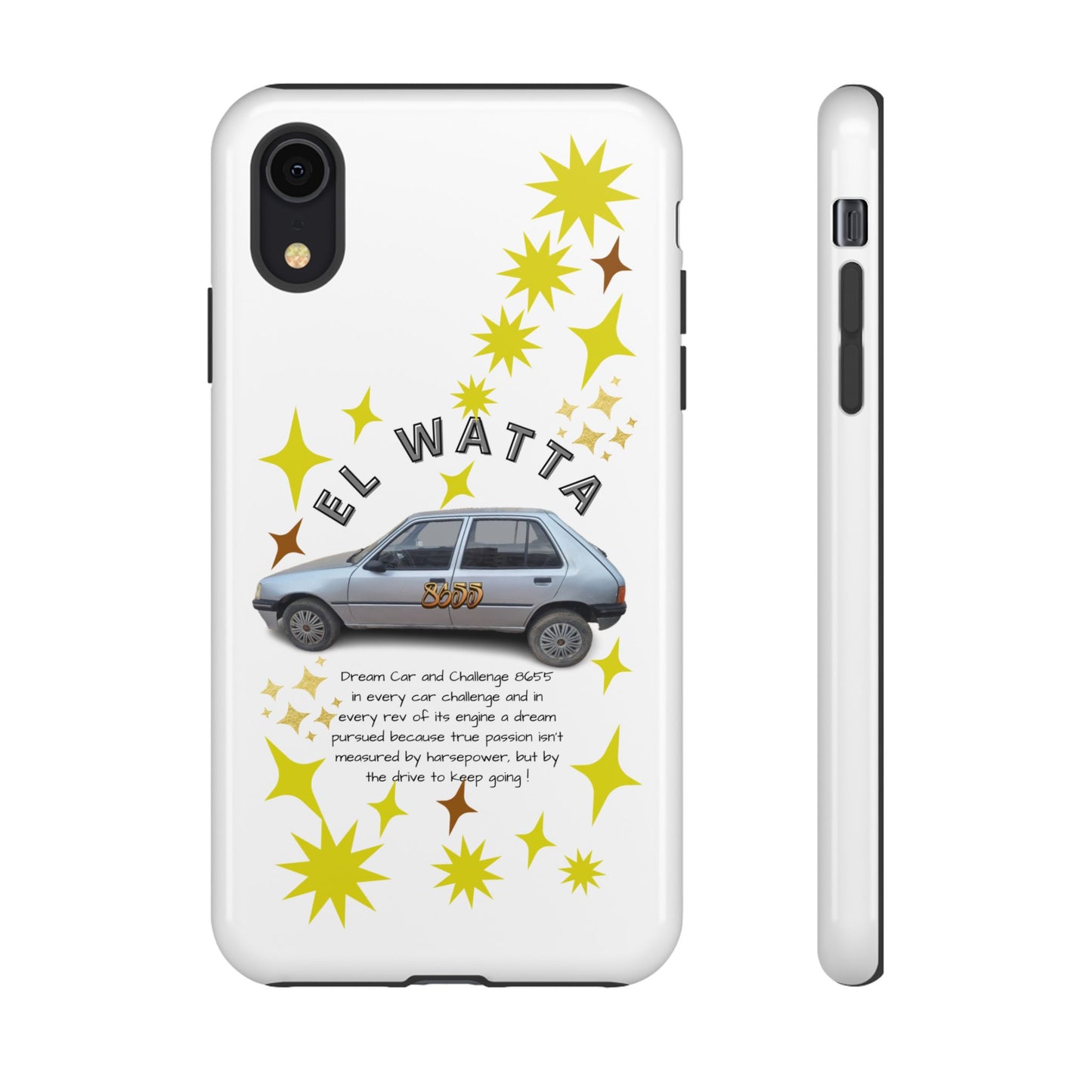 El Watta Phone Case - Retro Car Design, Tough Case, Unique Gift for Car Lovers, Funny Phone Accessory, Fun Birthday Present