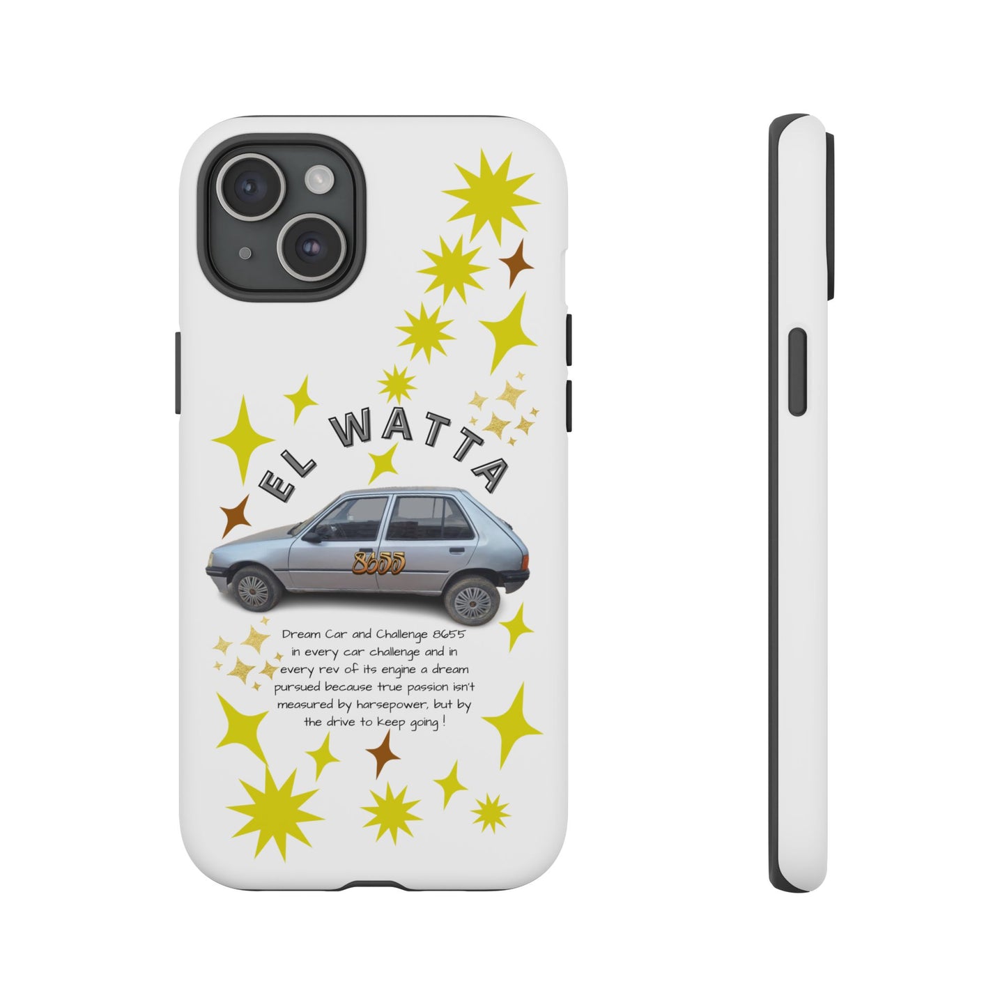 El Watta Phone Case - Retro Car Design, Tough Case, Unique Gift for Car Lovers, Funny Phone Accessory, Fun Birthday Present