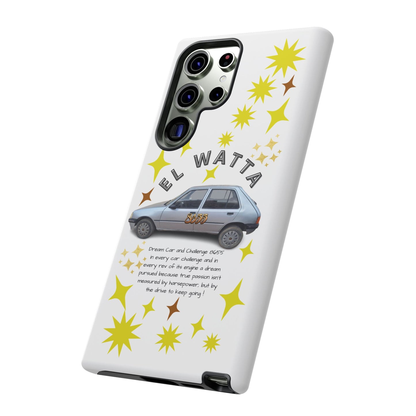 El Watta Phone Case - Retro Car Design, Tough Case, Unique Gift for Car Lovers, Funny Phone Accessory, Fun Birthday Present