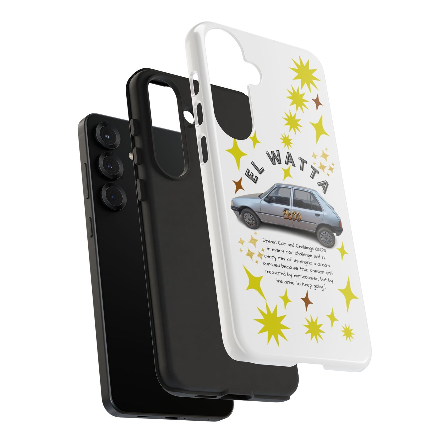 El Watta Phone Case - Retro Car Design, Tough Case, Unique Gift for Car Lovers, Funny Phone Accessory, Fun Birthday Present