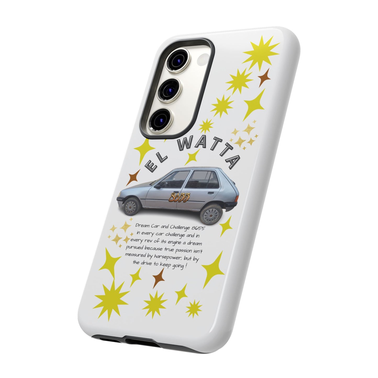 El Watta Phone Case - Retro Car Design, Tough Case, Unique Gift for Car Lovers, Funny Phone Accessory, Fun Birthday Present