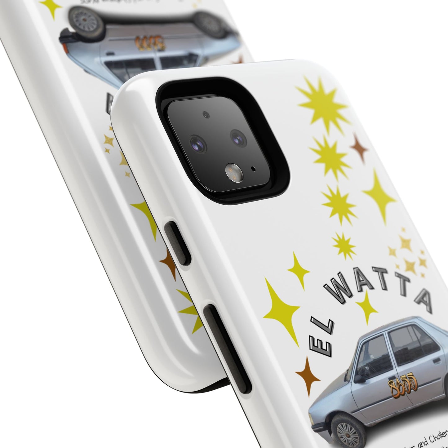El Watta Phone Case - Retro Car Design, Tough Case, Unique Gift for Car Lovers, Funny Phone Accessory, Fun Birthday Present