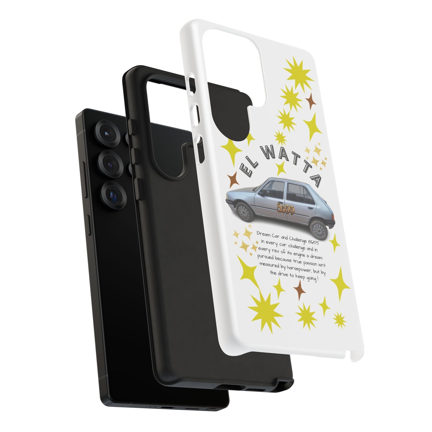 El Watta Phone Case - Retro Car Design, Tough Case, Unique Gift for Car Lovers, Funny Phone Accessory, Fun Birthday Present